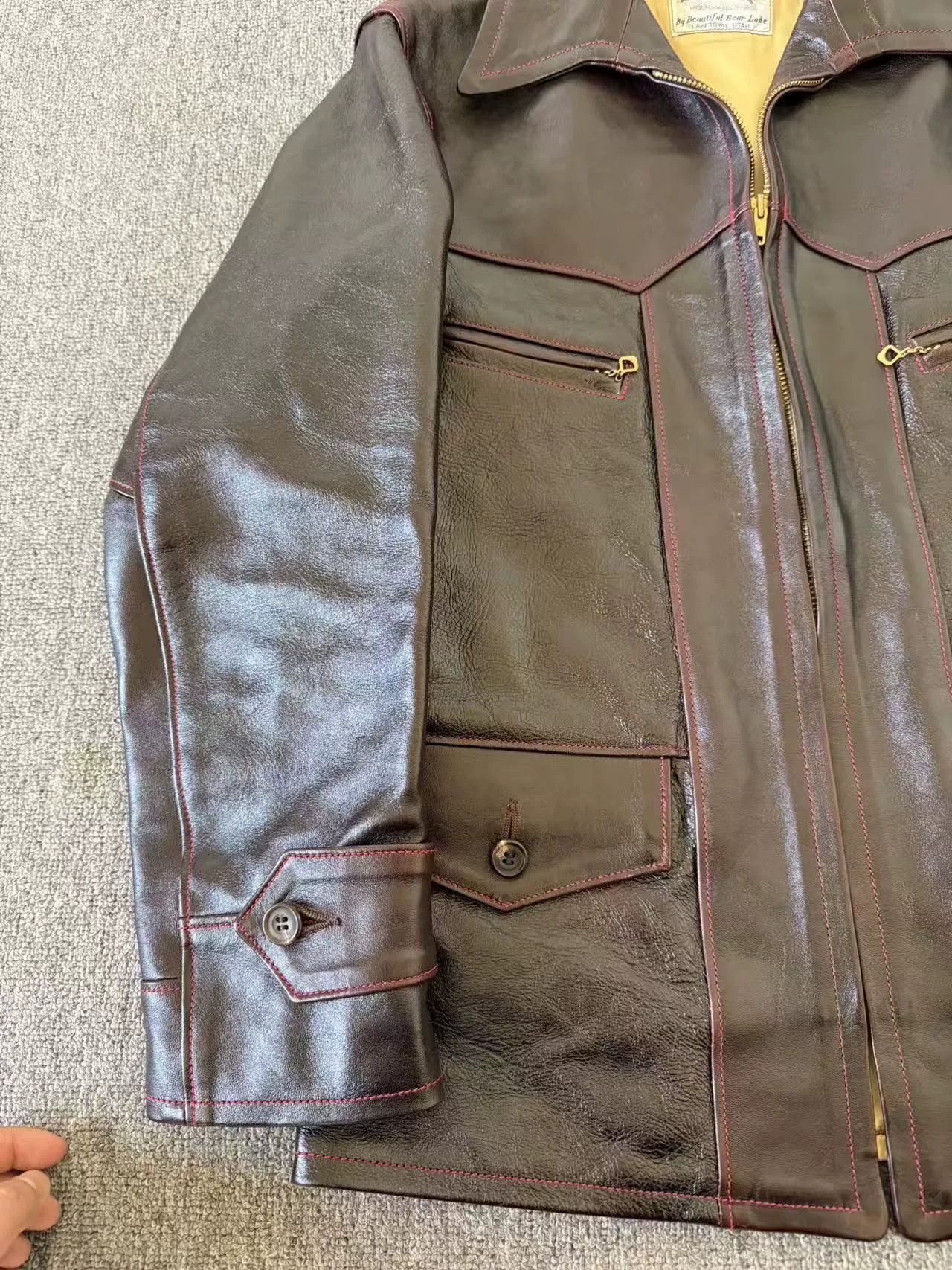 Rainbow Country Rare Rainbow Country Leather Jacket Size US XXS / EU 40 - 7 Thumbnail