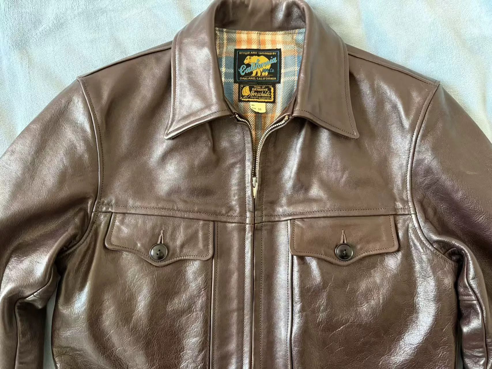 Rainbow Country Rare Vintage Bear Leather Jacket Size US M / EU 48-50 / 2 - 2 Thumbnail