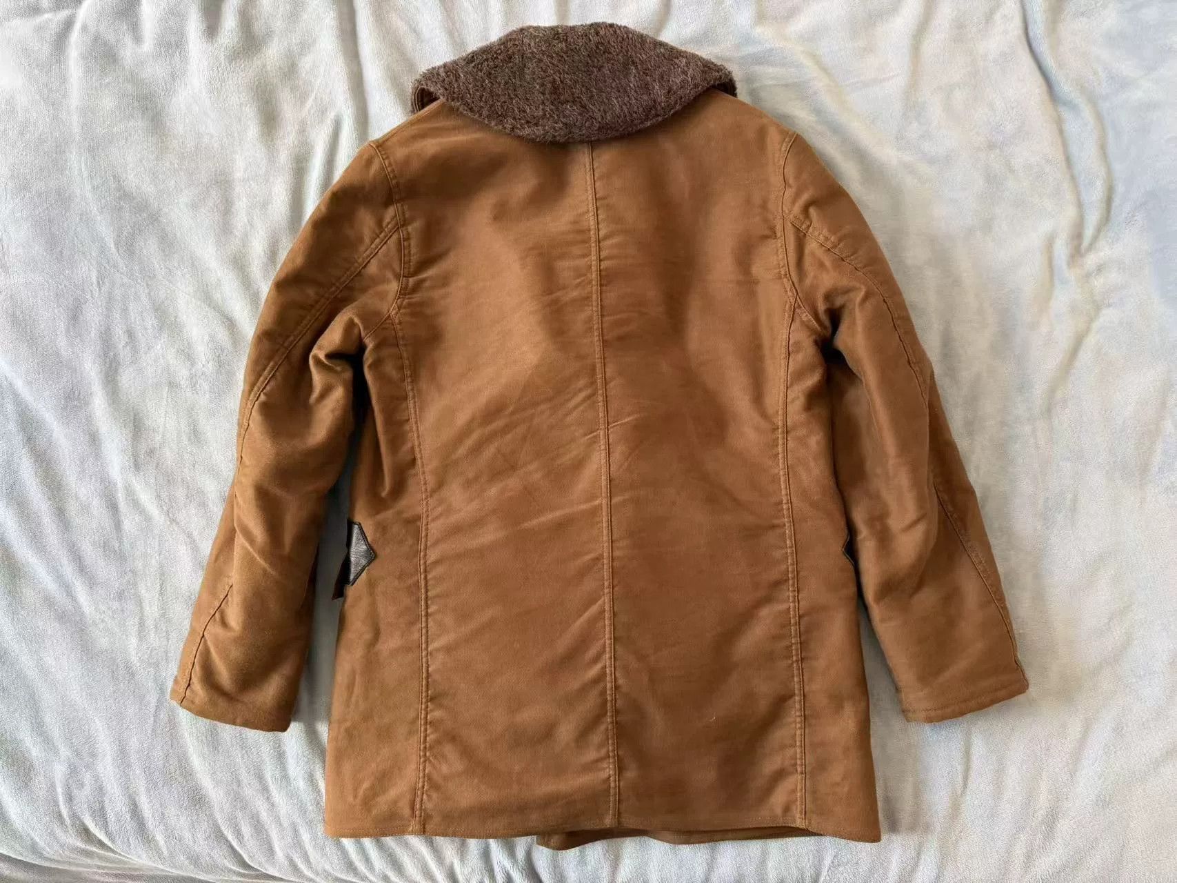Traditional Weatherwear Stylish Timeworn Co Brown Overcoat Size US XL / EU 56 / 4 - 2 Thumbnail