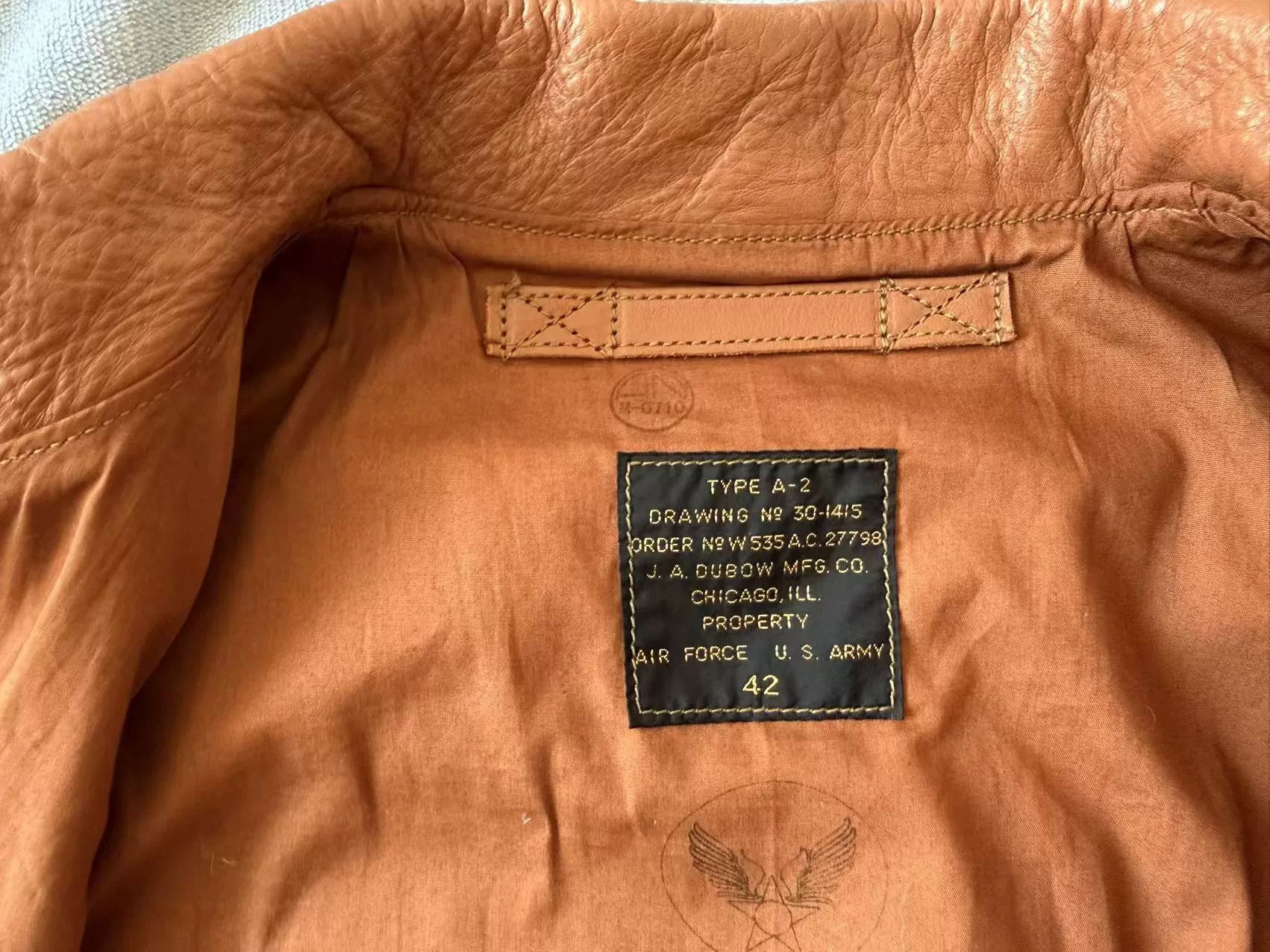 Rainbow Country A2 Leather Jacket Size 42 Size US XS / EU 42 / 0 - 8 Thumbnail