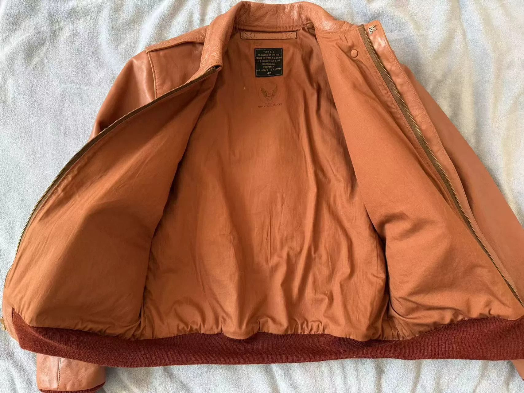 Rainbow Country A2 Leather Jacket Size 42 Size US XS / EU 42 / 0 - 7 Thumbnail