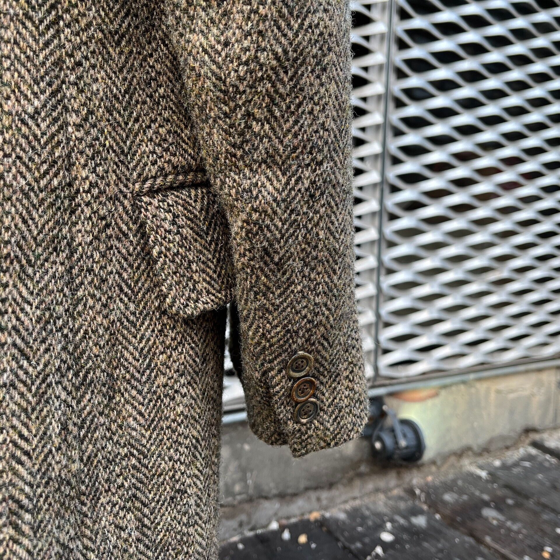 RRL Ralph Lauren RRL Houndstooth Wool Suit Jacket Size US S / EU 44-46 / 1 - 5 Thumbnail
