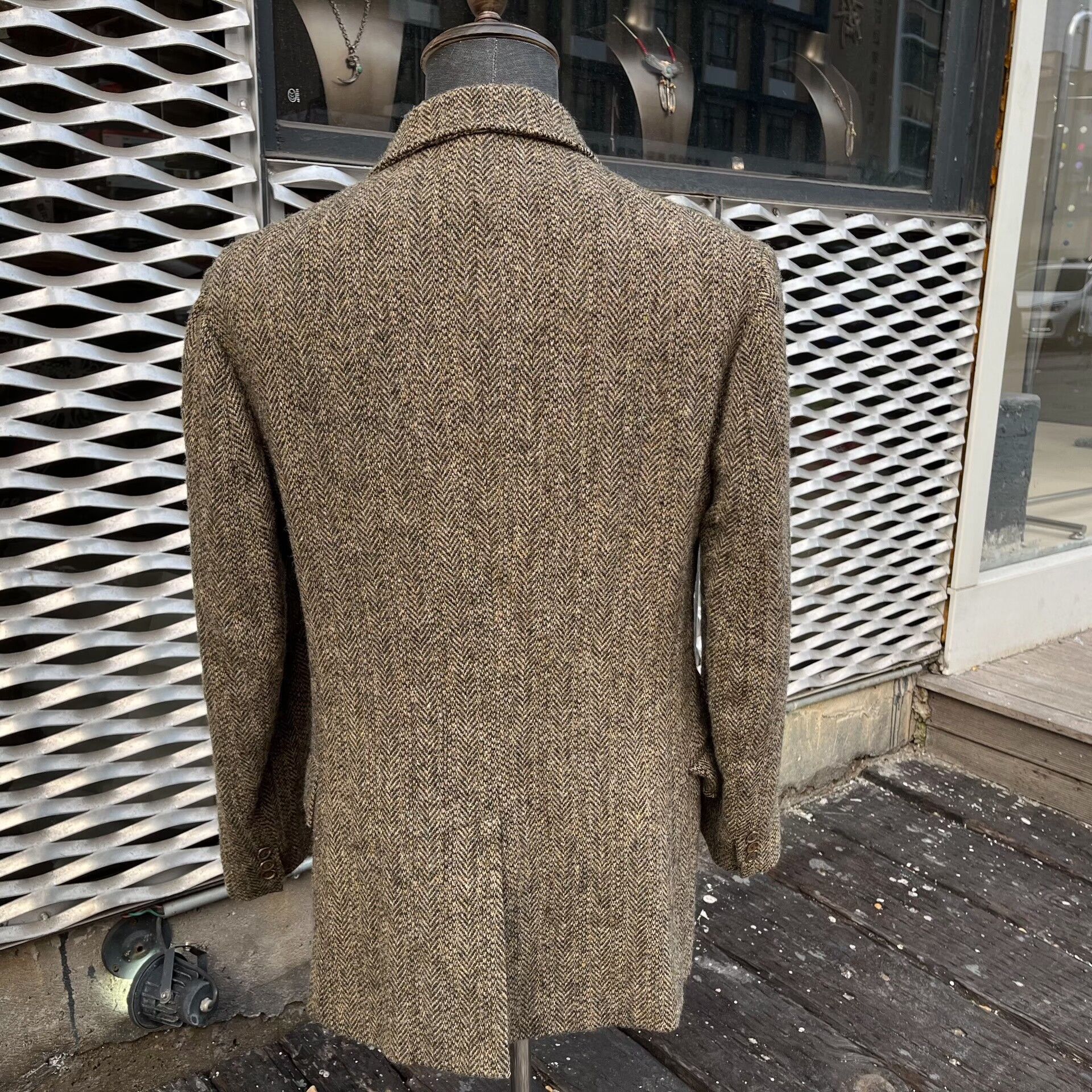 RRL Ralph Lauren RRL Houndstooth Wool Suit Jacket Size US S / EU 44-46 / 1 - 4 Thumbnail
