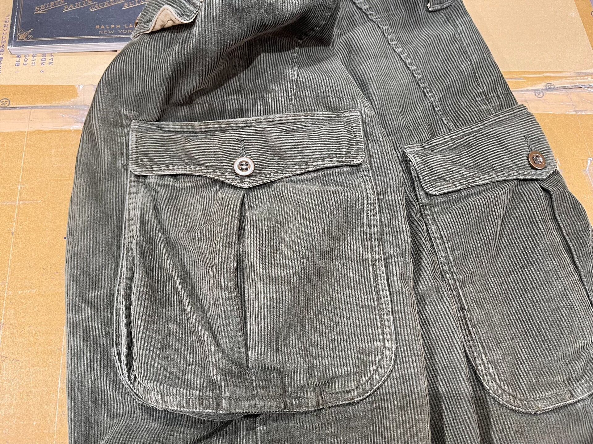RRL Ralph Lauren RRL Vintage Corduroy Work Pants Size US 30 / EU 46 - 9 Thumbnail