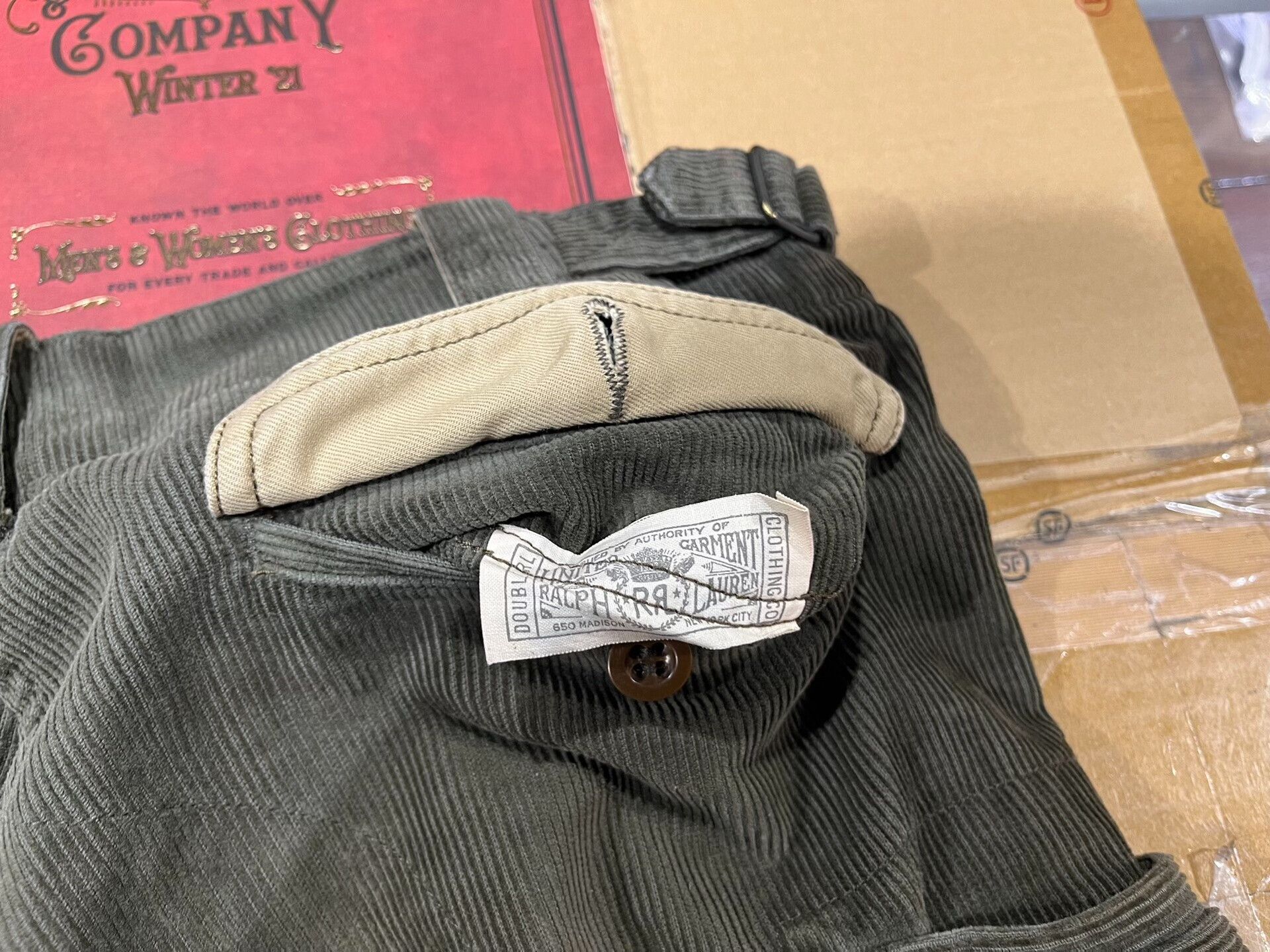 RRL Ralph Lauren RRL Vintage Corduroy Work Pants Size US 30 / EU 46 - 4 Thumbnail