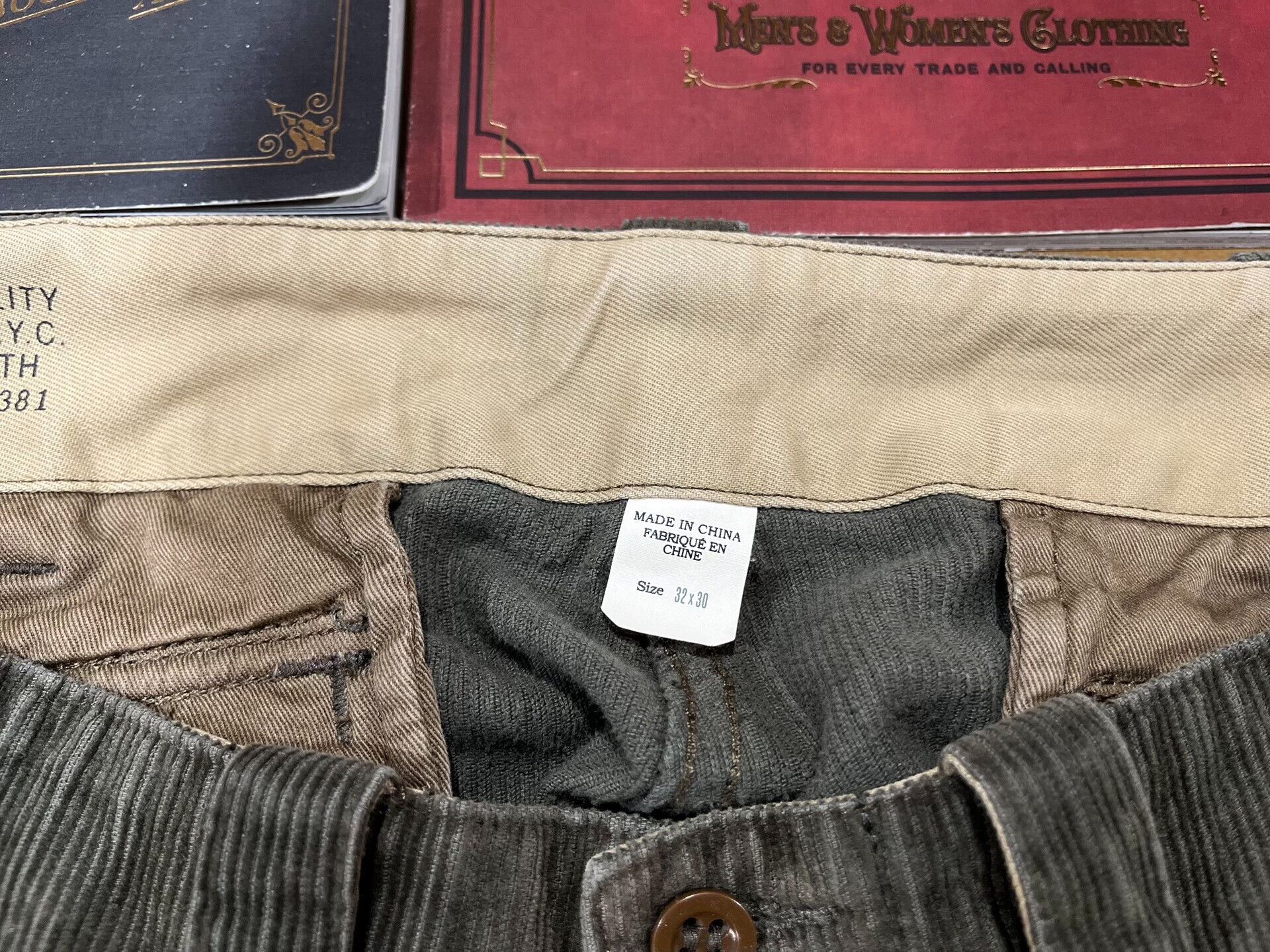 RRL Ralph Lauren RRL Vintage Corduroy Work Pants Size US 30 / EU 46 - 3 Thumbnail