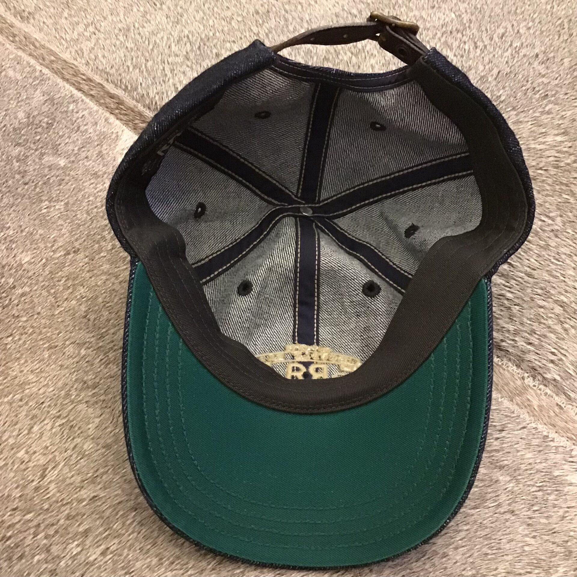 RRL Ralph Lauren RRL Denim Cap with Adjustable Strap Size ONE SIZE - 4 Thumbnail