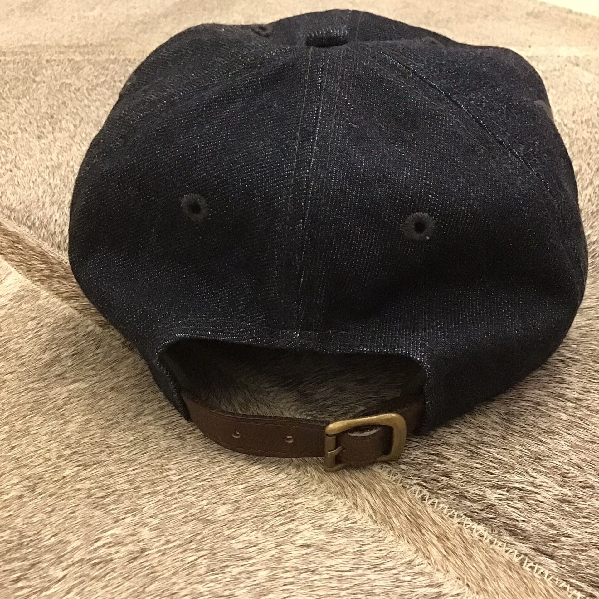 RRL Ralph Lauren RRL Denim Cap with Adjustable Strap Size ONE SIZE - 3 Thumbnail