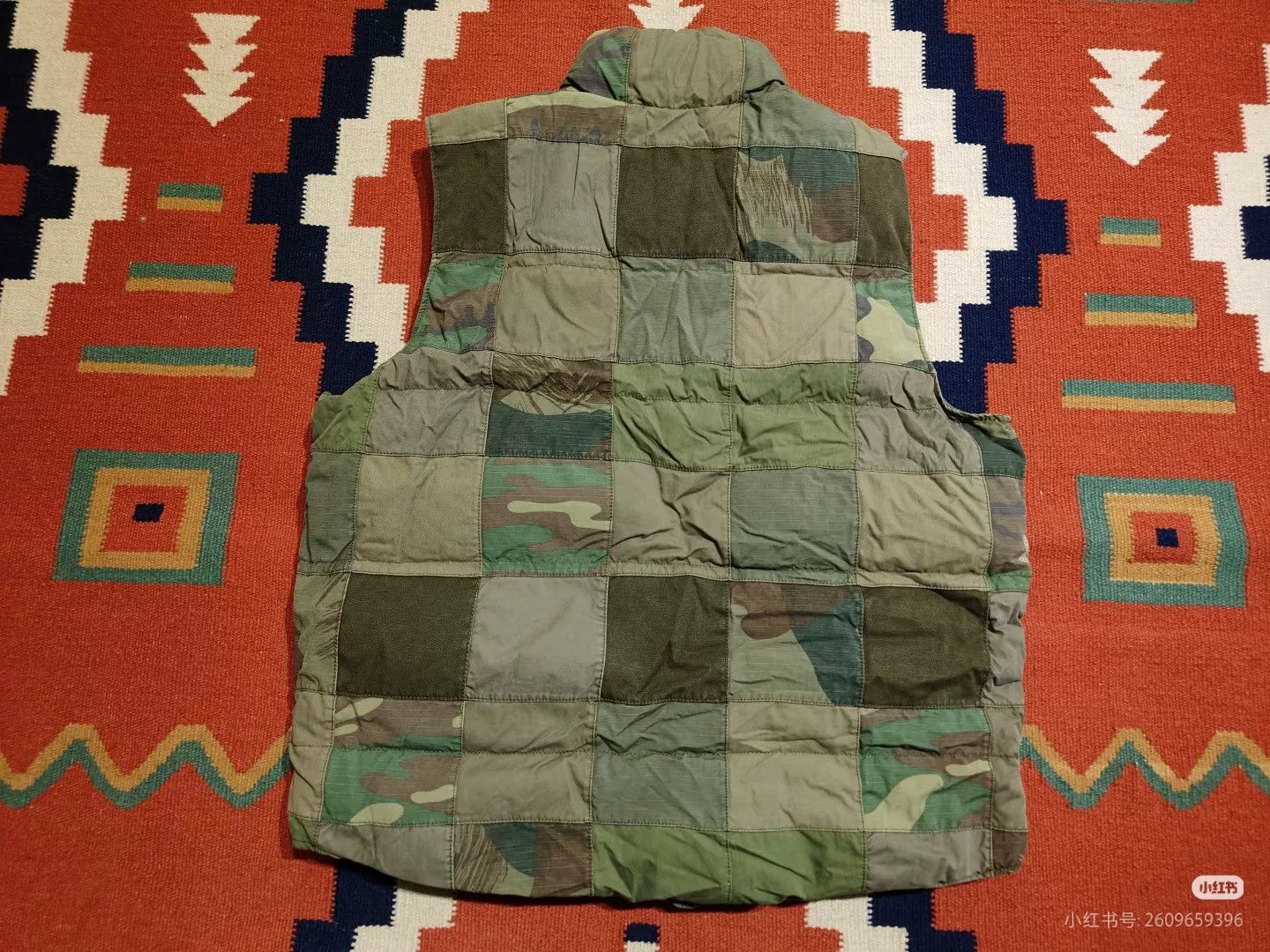 RRL Ralph Lauren RRL Vintage Quilted Camouflage Vest Size US M / EU 48-50 / 2 - 2 Thumbnail
