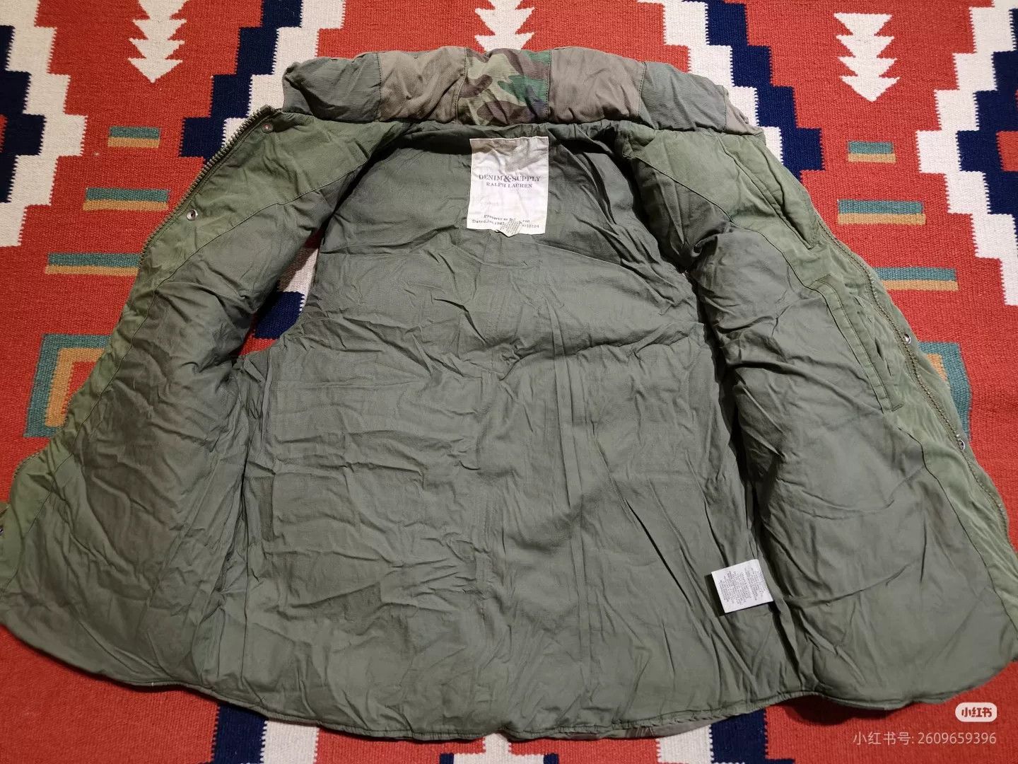 RRL Ralph Lauren RRL Vintage Quilted Camouflage Vest Size US M / EU 48-50 / 2 - 5 Thumbnail