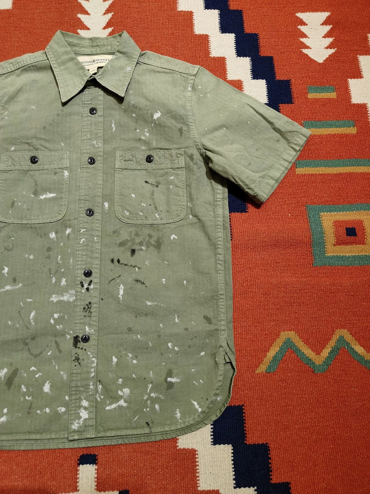 RRL Ralph Lauren Polo Ralph Lauren Vintage Oversized Short Sleeve Size US XS / EU 42 / 0 - 2 Thumbnail