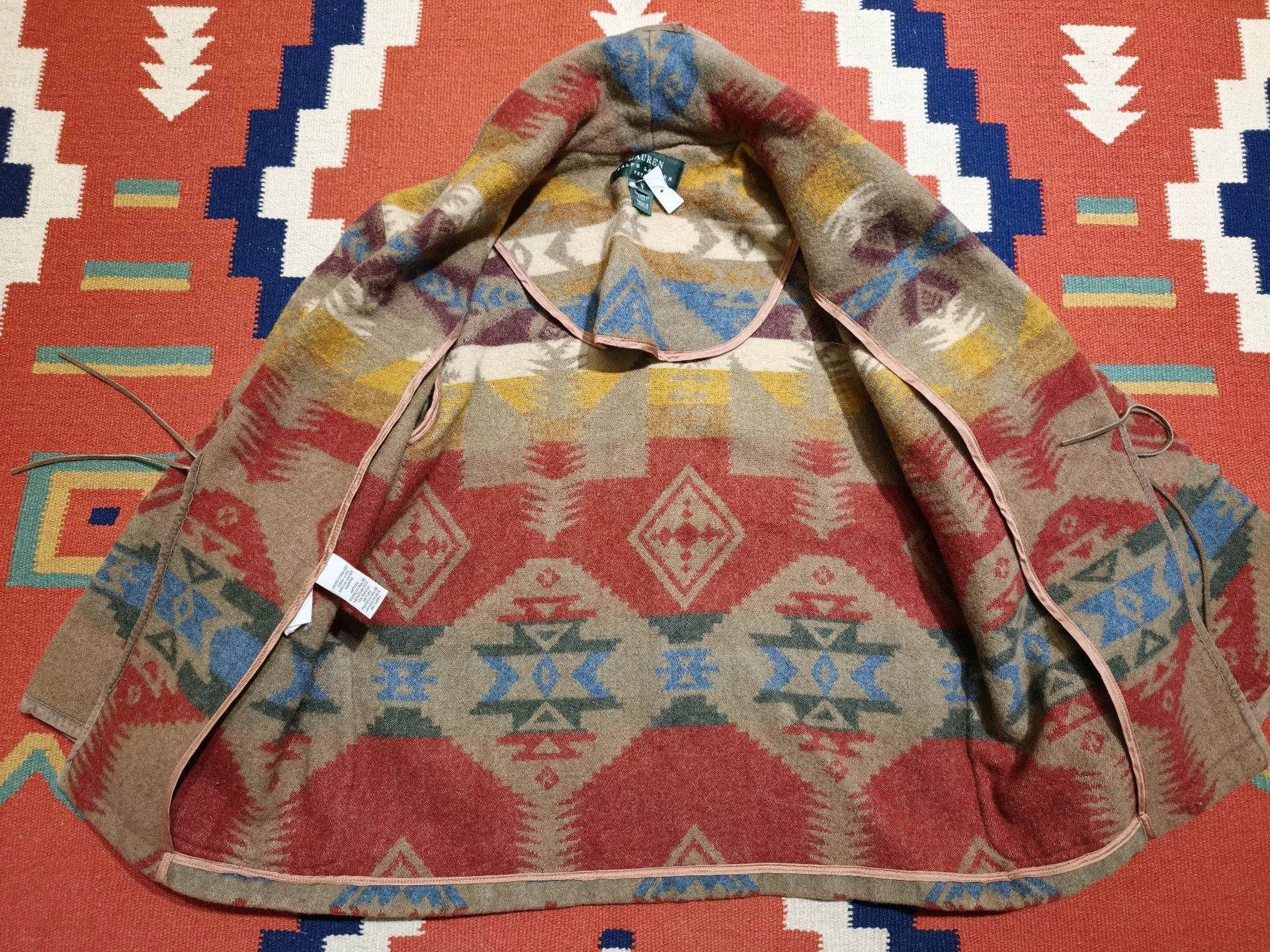 RRL Ralph Lauren Vintage Ralph Lauren Navajo Wool Cardigan Size S / US 4 / IT 40 - 8 Thumbnail