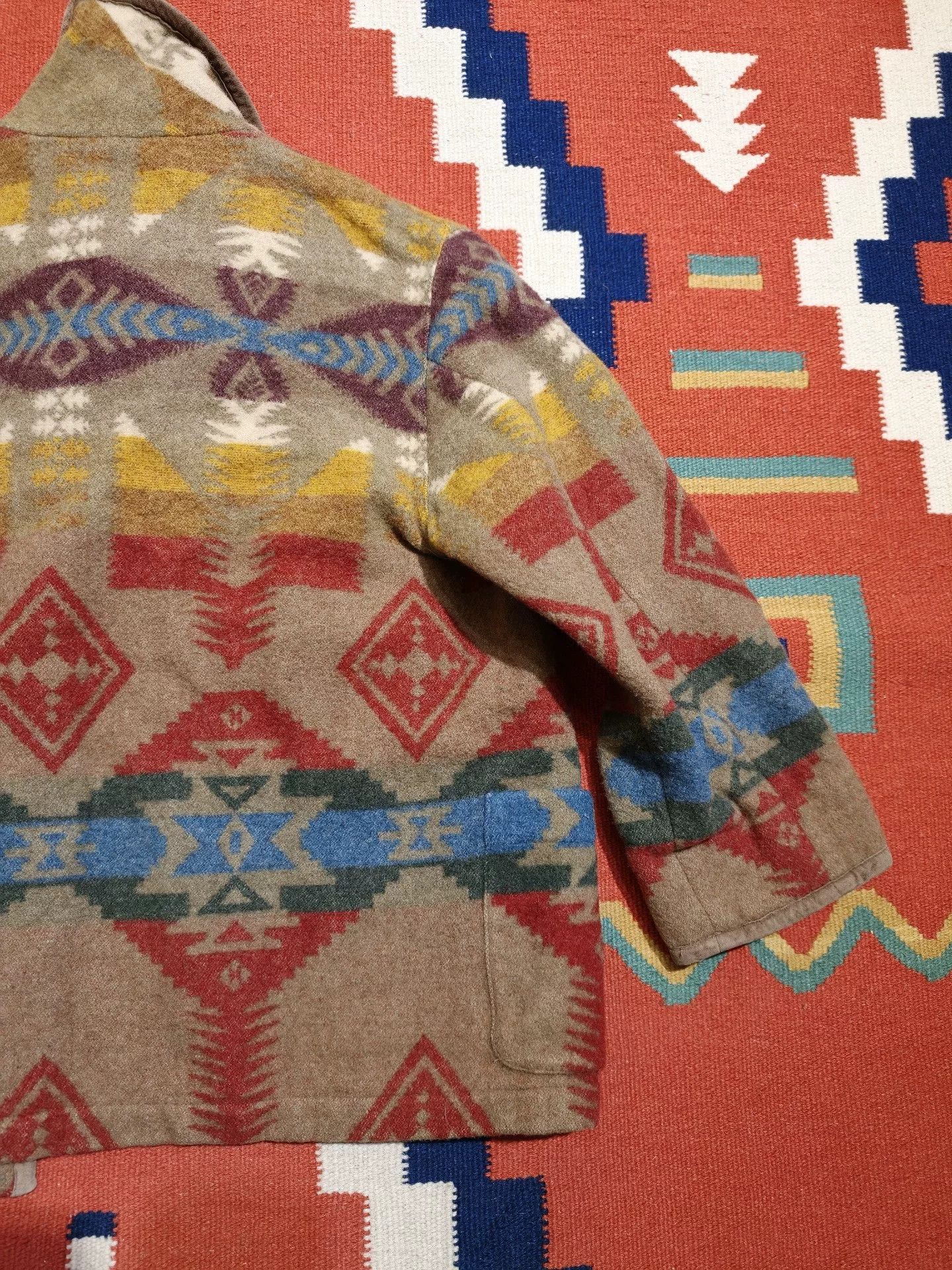 RRL Ralph Lauren Vintage Ralph Lauren Navajo Wool Cardigan Size S / US 4 / IT 40 - 9 Thumbnail