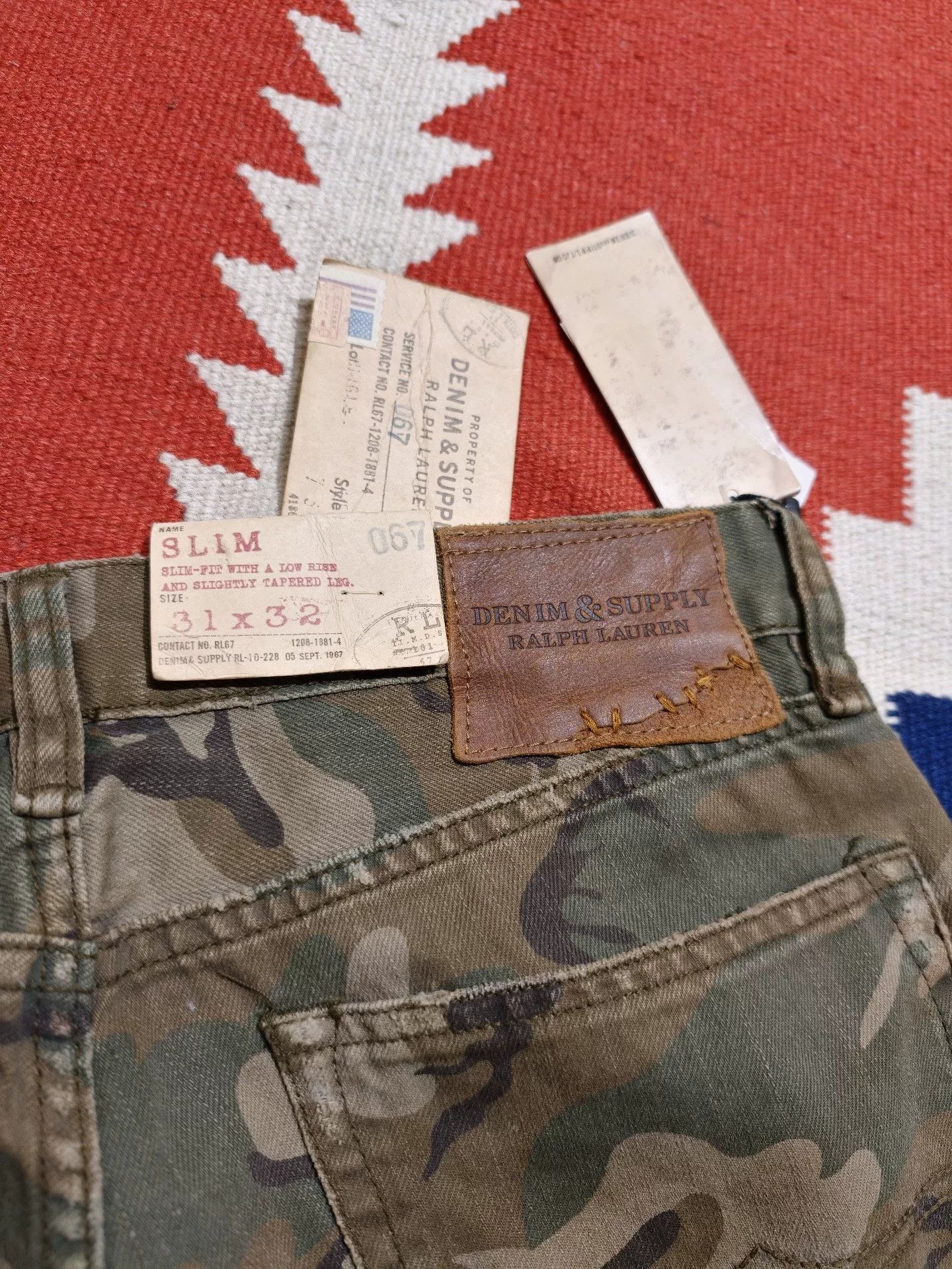 RRL Ralph Lauren Polo Ralph Lauren Camo Cargo Pants Size US 31 - 8 Thumbnail