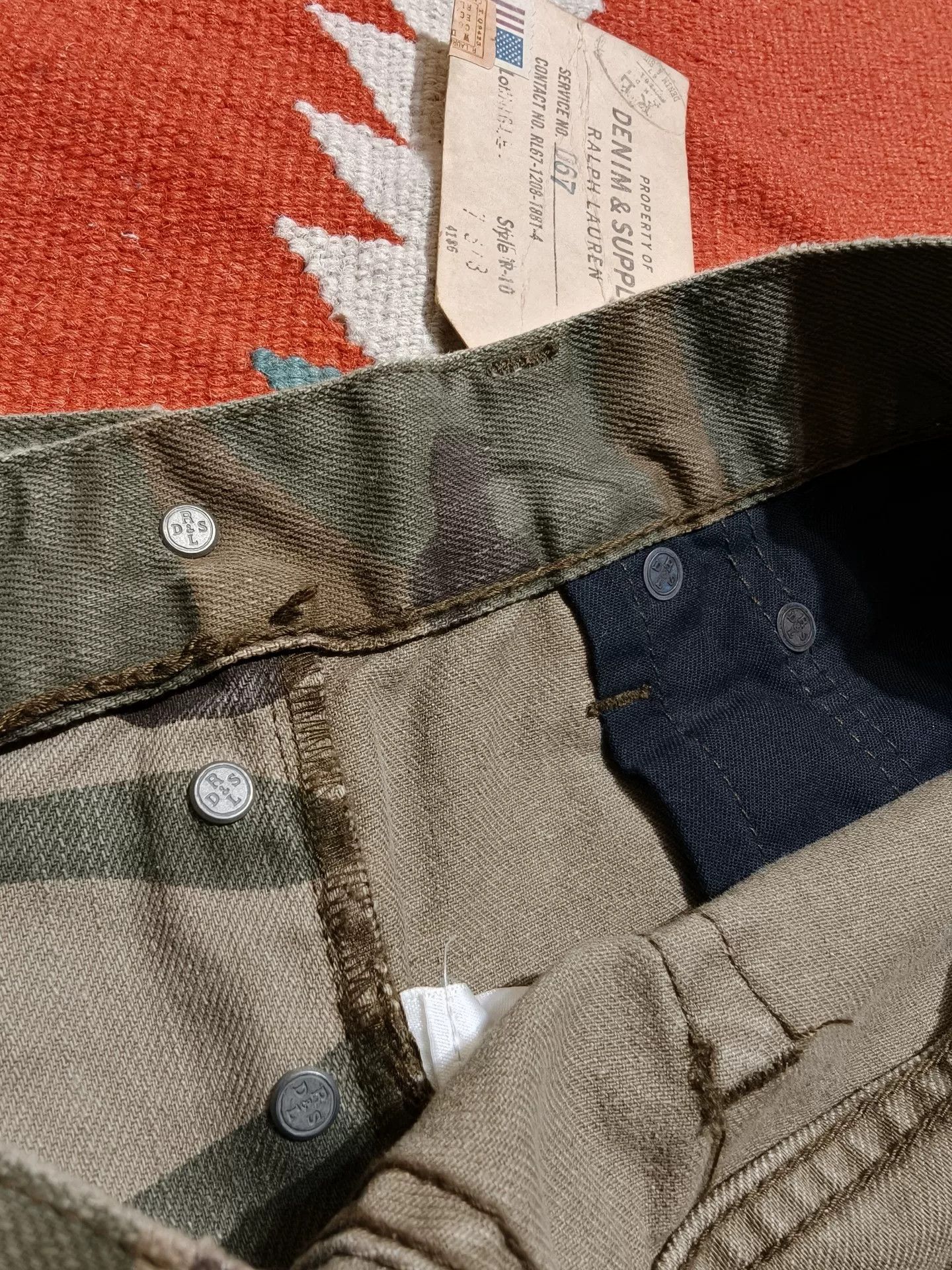 RRL Ralph Lauren Polo Ralph Lauren Camo Cargo Pants Size US 31 - 7 Thumbnail