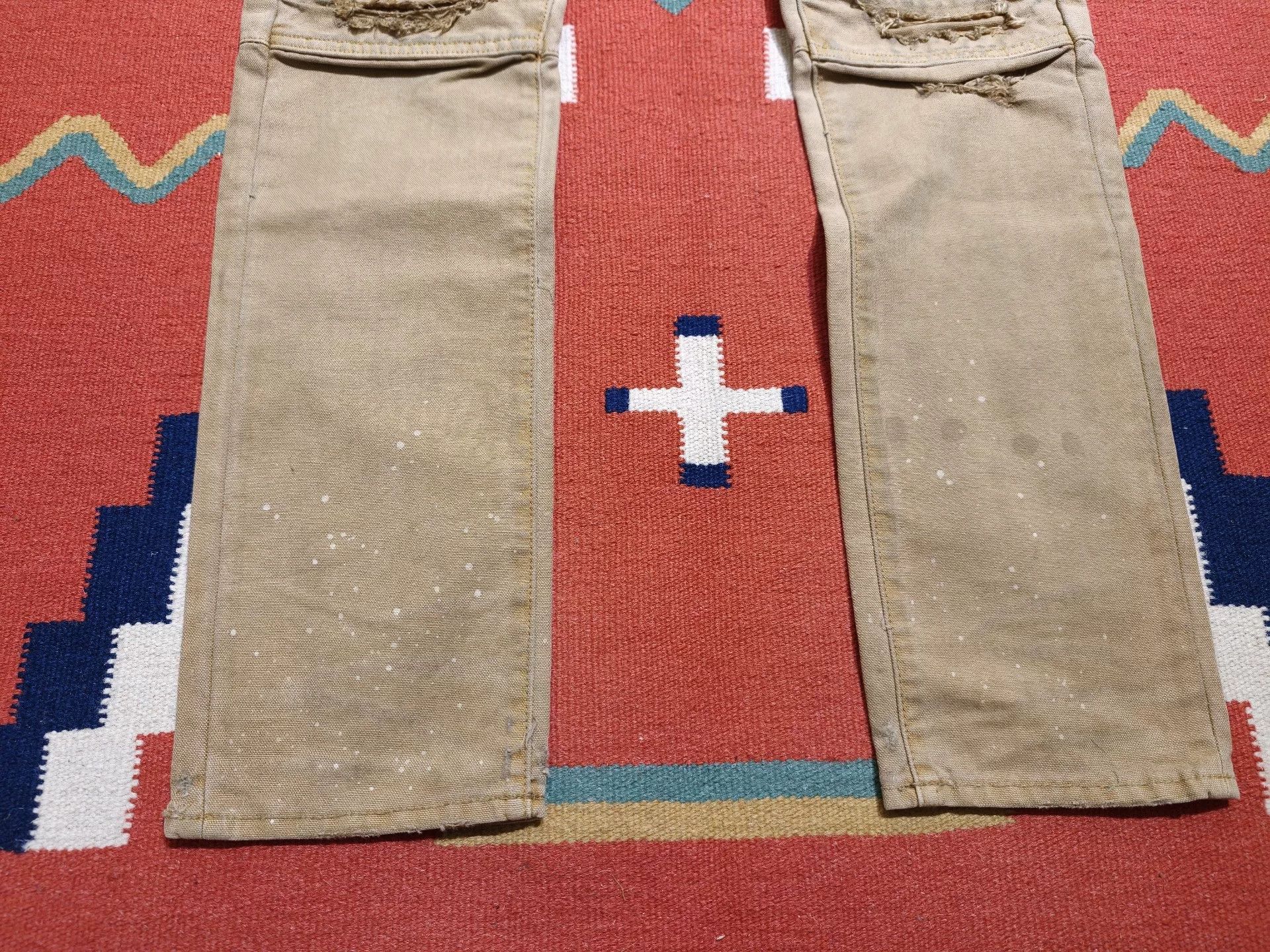 RRL Ralph Lauren RRL Ralph Lauren Distressed Worker Pants Size US 30 / EU 46 - 4 Thumbnail