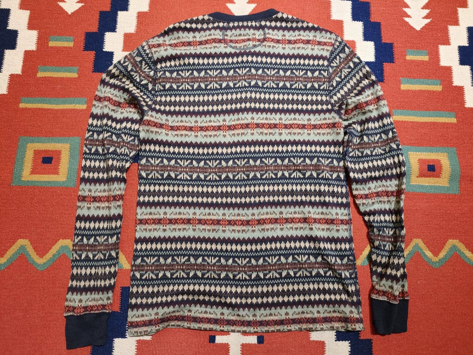 RRL Ralph Lauren RRL Long Sleeve Henley T-Shirt Size US M / EU 48-50 / 2 - 4 Thumbnail