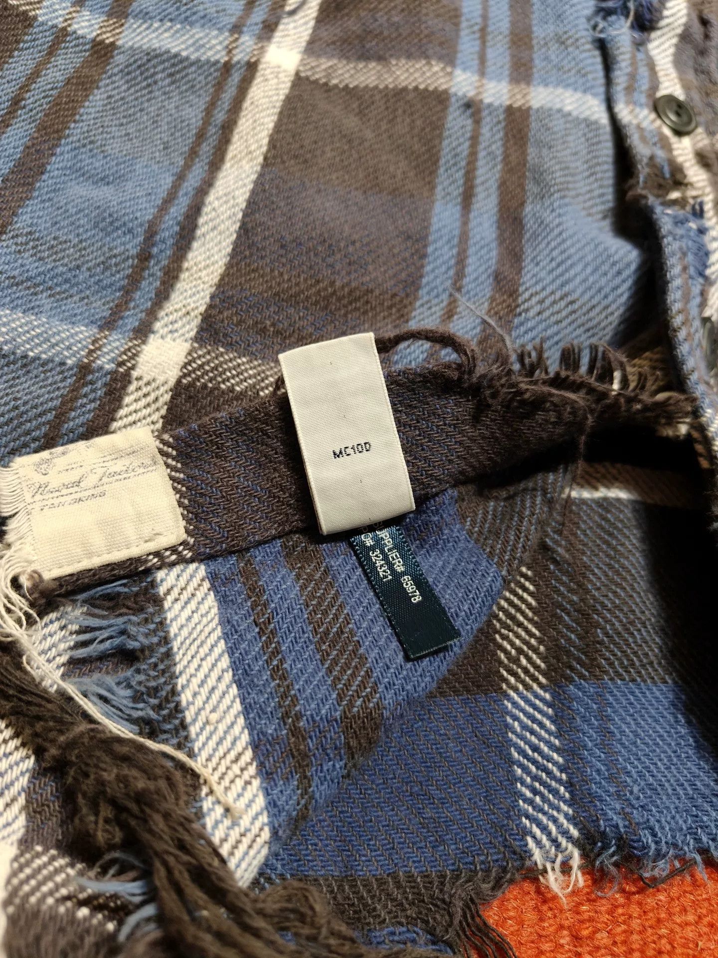 VINNY's Vintage Polo Ralph Lauren Flannel Shirt Size US M / EU 48-50 / 2 - 7 Thumbnail