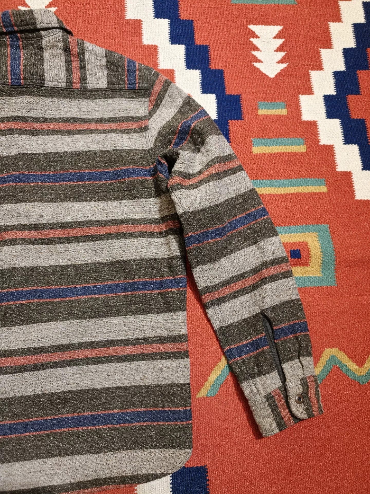 RRL Ralph Lauren Striped Double Cloth Workshirt Size US M / EU 48-50 / 2 - 9 Thumbnail