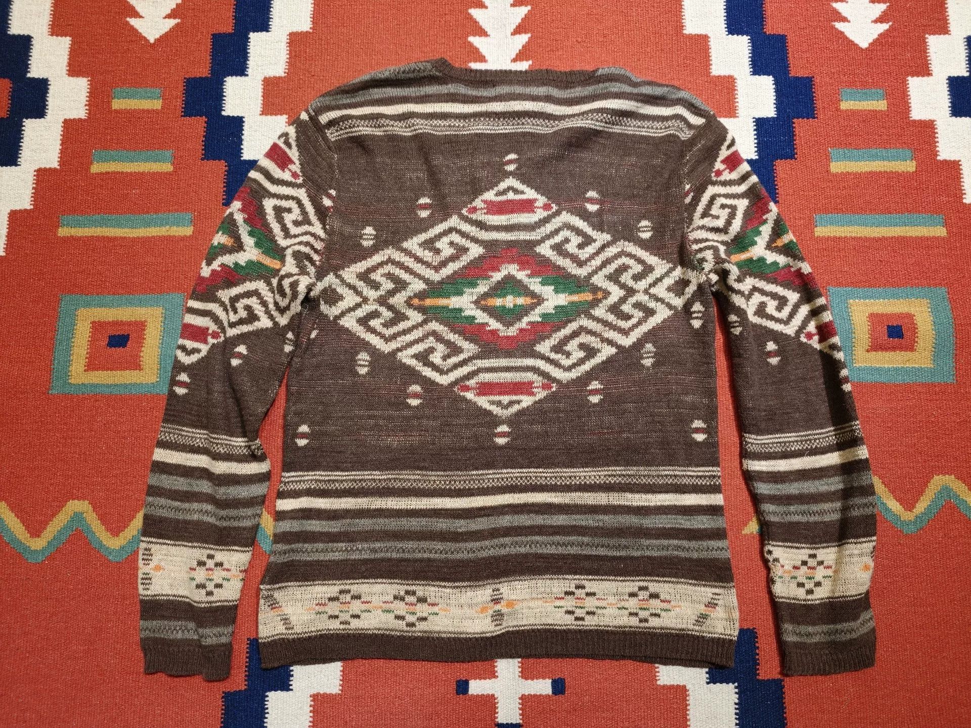 RRL Ralph Lauren RRL Polo Denim Supply Southwest Sweater Size US M / EU 48-50 / 2 - 2 Thumbnail