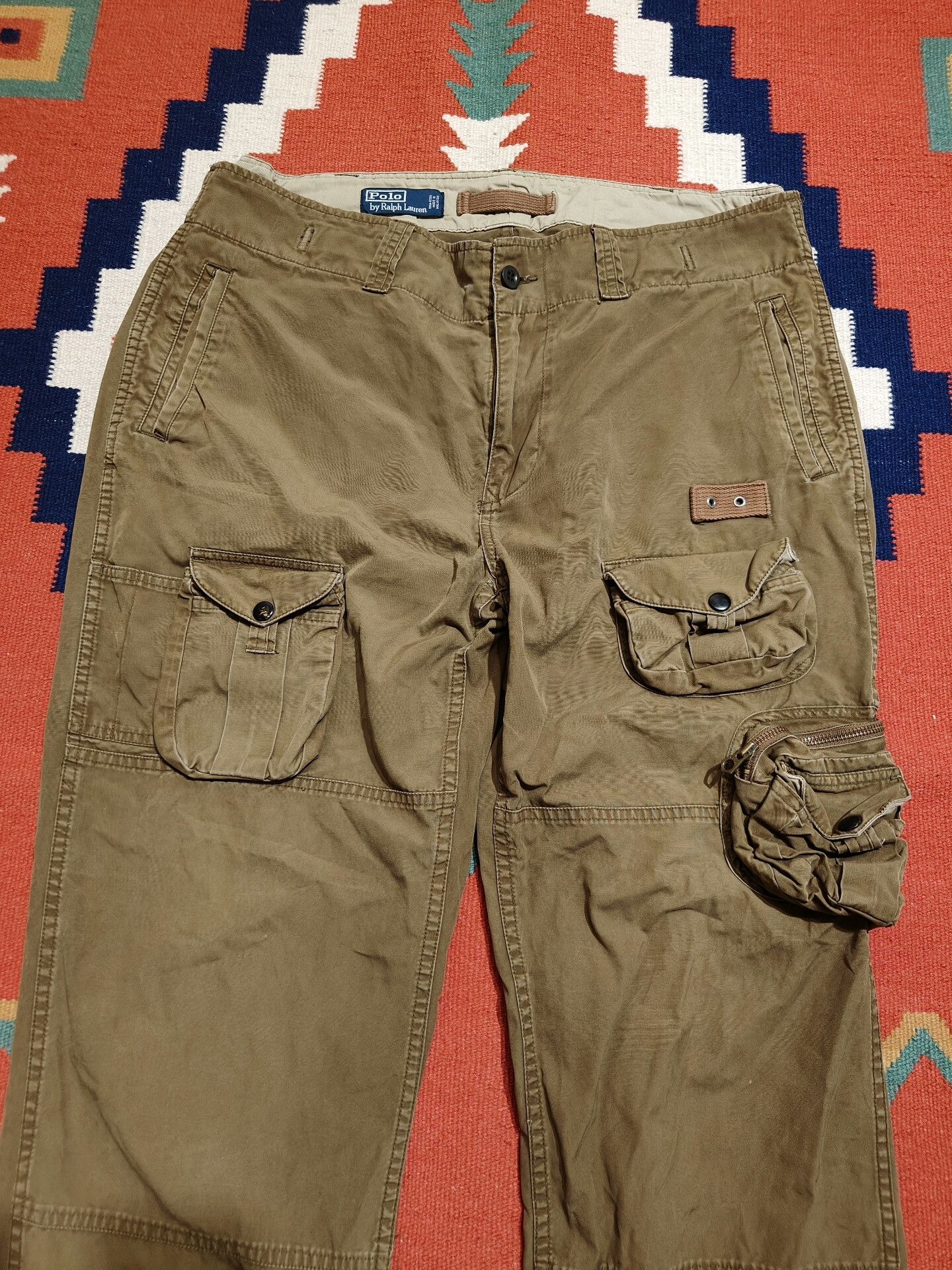 Vintage Vintage Polo Ralph Lauren Cargo Pants Size US 38 / EU 54 - 2 Thumbnail