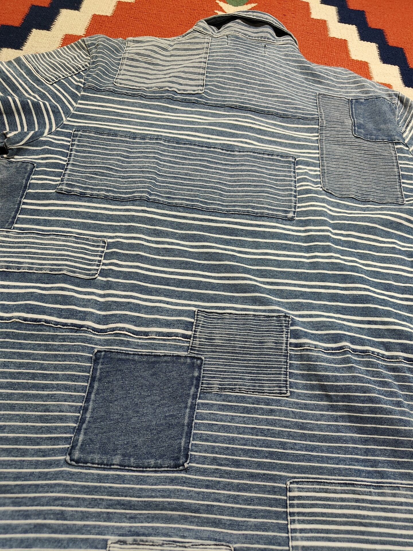 RRL Ralph Lauren Polo Ralph Lauren Patchwork Short Sleeve Tee Size US L / EU 52-54 / 3 - 7 Thumbnail