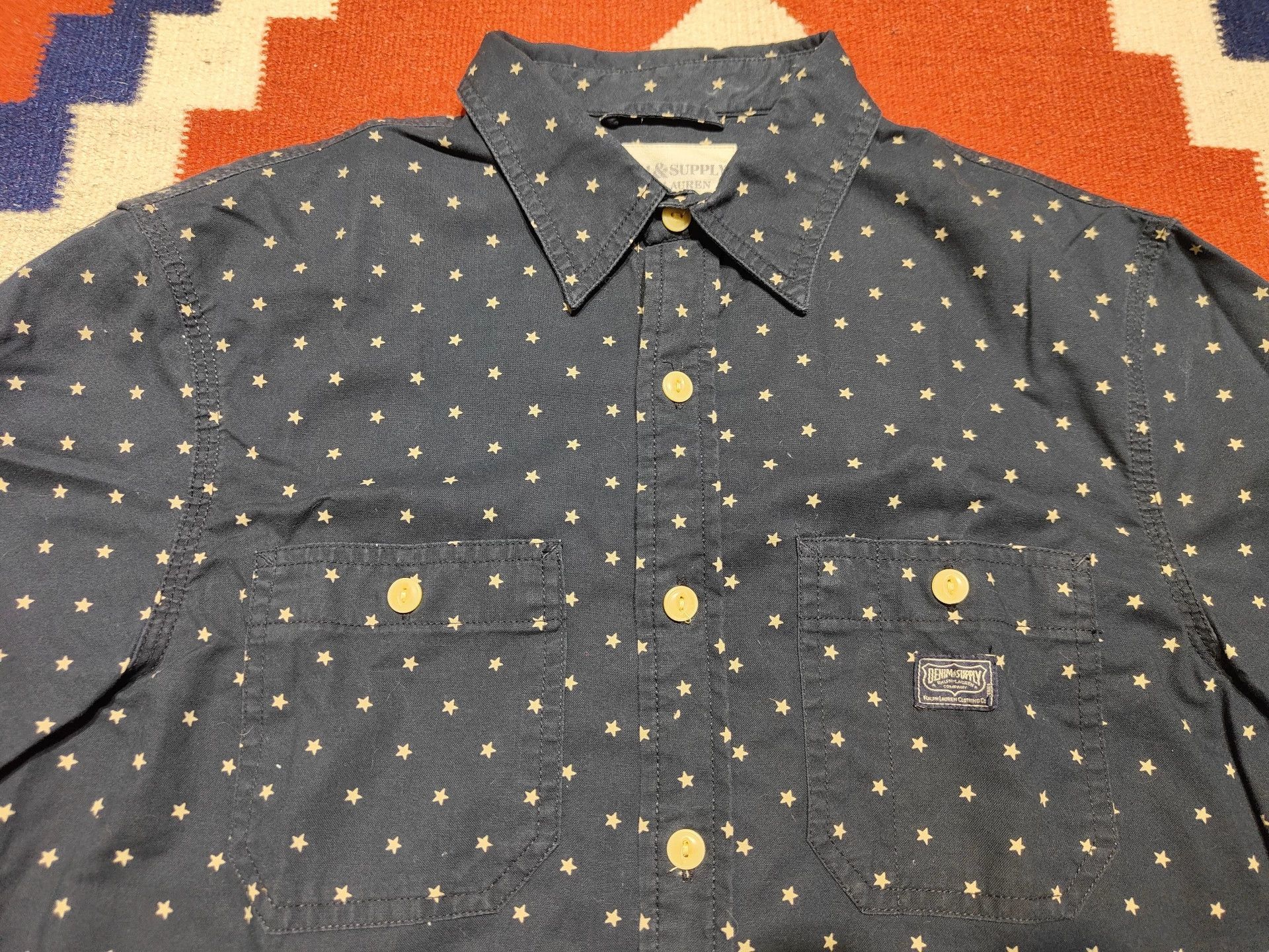RRL Ralph Lauren Ralph Lauren RRL Star Print Shirt Size US M / EU 48-50 / 2 - 2 Thumbnail