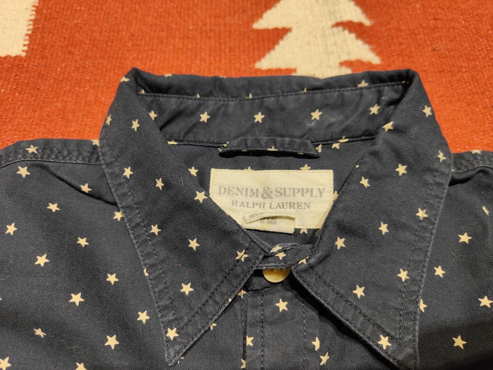 RRL Ralph Lauren Ralph Lauren RRL Star Print Shirt Size US M / EU 48-50 / 2 - 4 Thumbnail