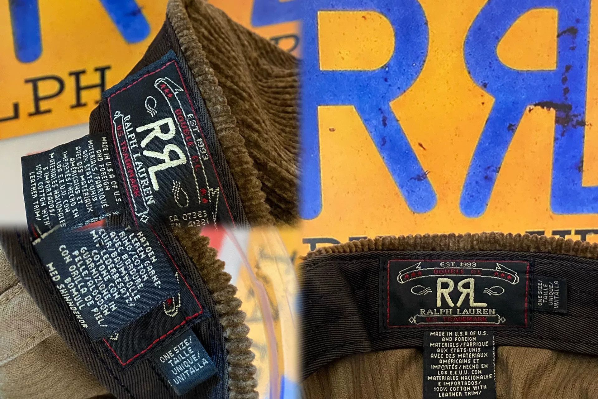 RRL Ralph Lauren Vintage Double RL Rare Baseball Cap Size ONE SIZE - 9 Thumbnail