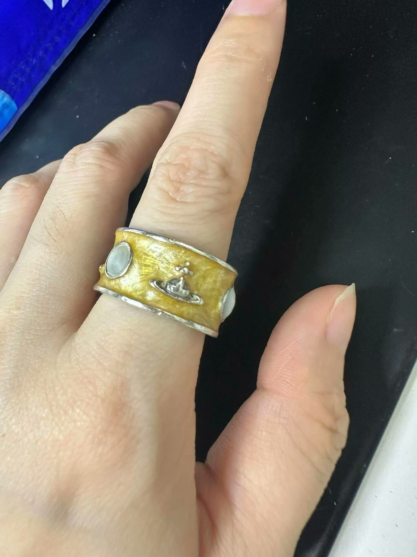 Vivienne Westwood Vivienne Westwood King Saturn Ring Size ONE SIZE - 7 Thumbnail