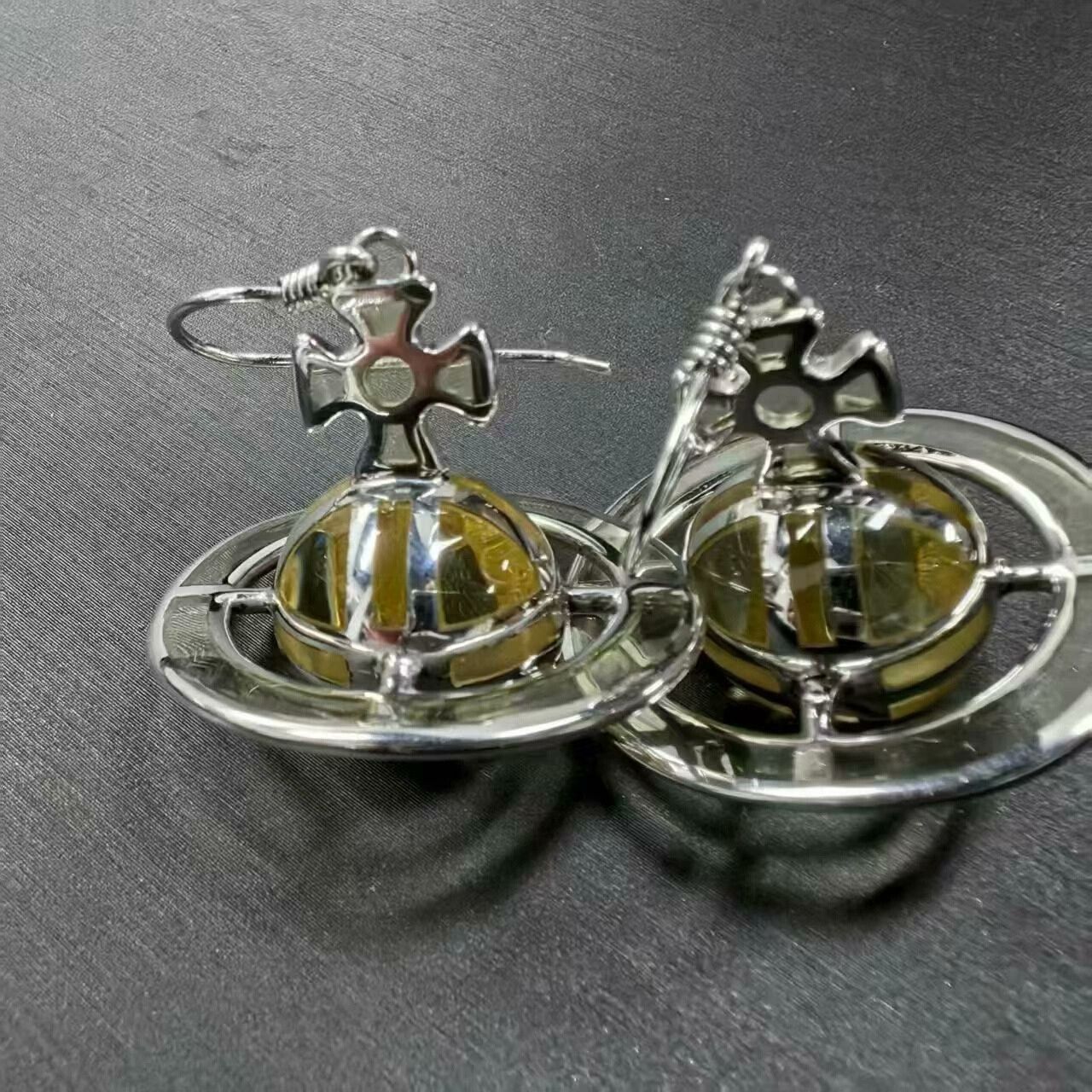Vivienne Westwood Vivienne Westwood Saturn Earrings Size ONE SIZE - 5 Thumbnail