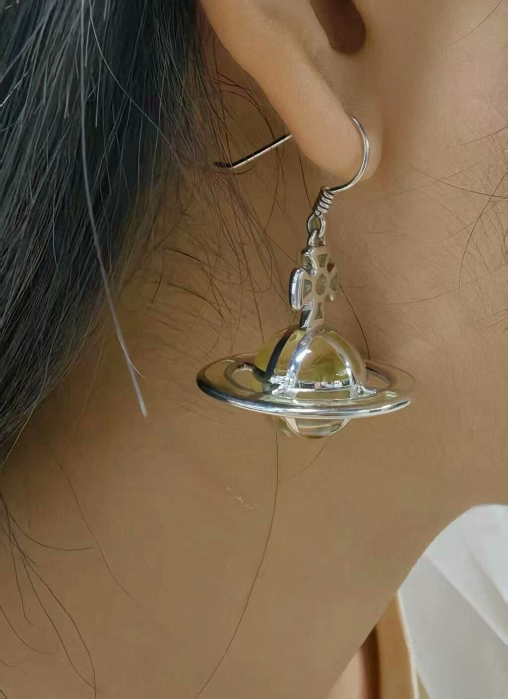 Vivienne Westwood Vivienne Westwood Saturn Earrings Size ONE SIZE - 3 Thumbnail