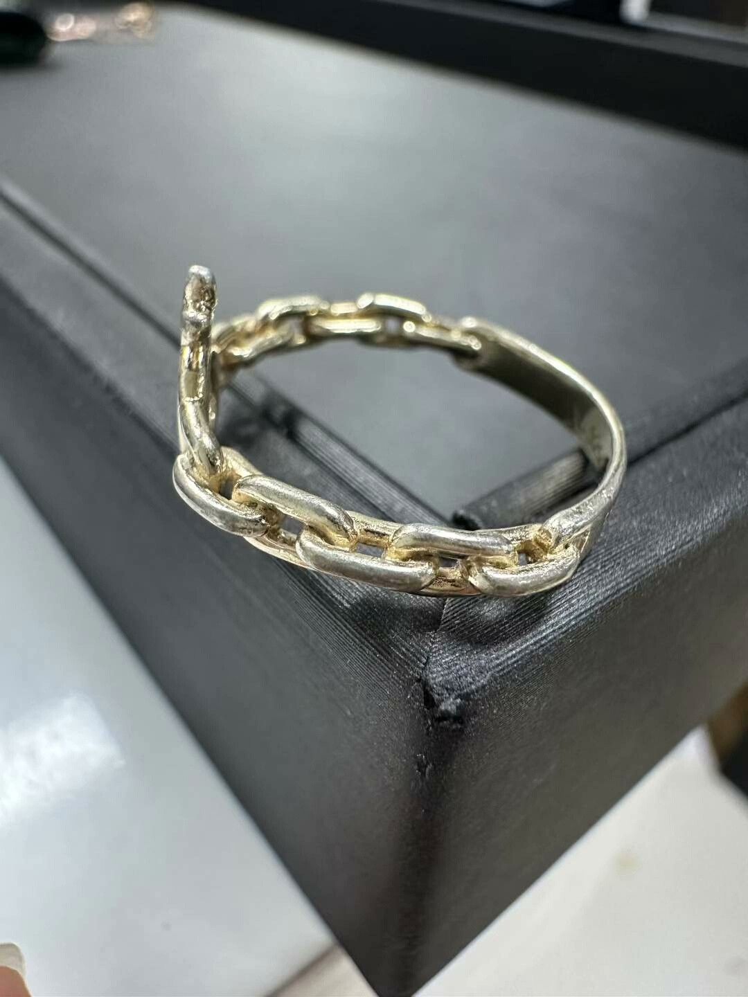 Vivienne Westwood Vivienne Westwood Chain Saturn Ring Size ONE SIZE - 3 Thumbnail