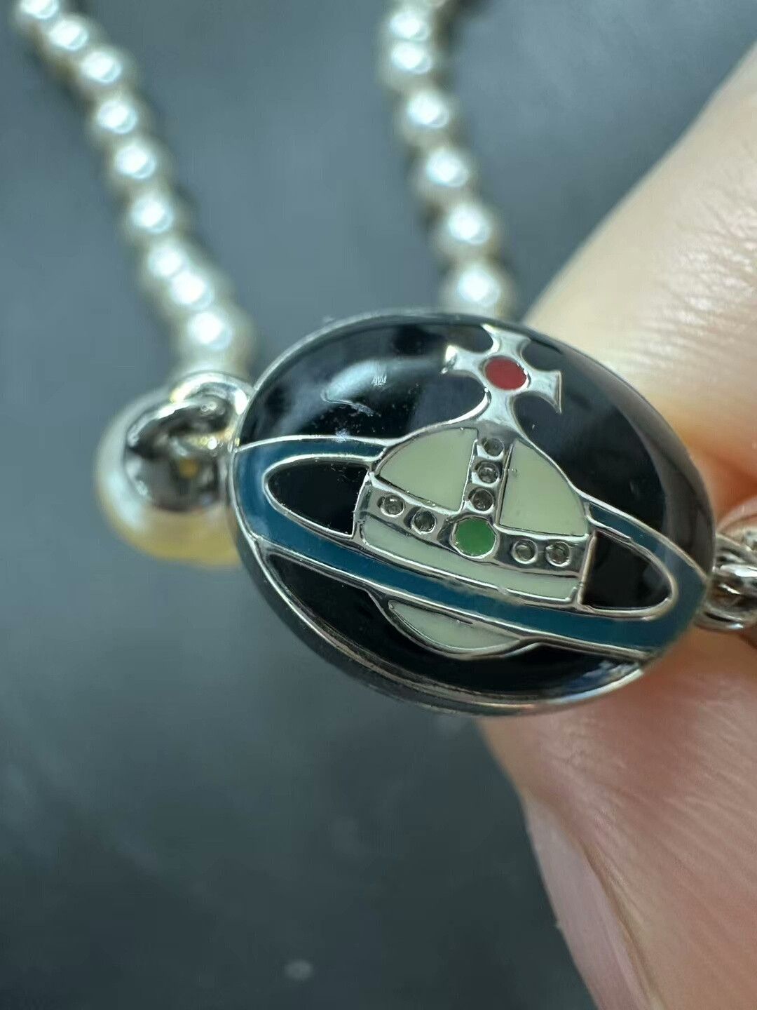 Vivienne Westwood Vivienne Westwood Saturn Necklace Size ONE SIZE - 2 Thumbnail