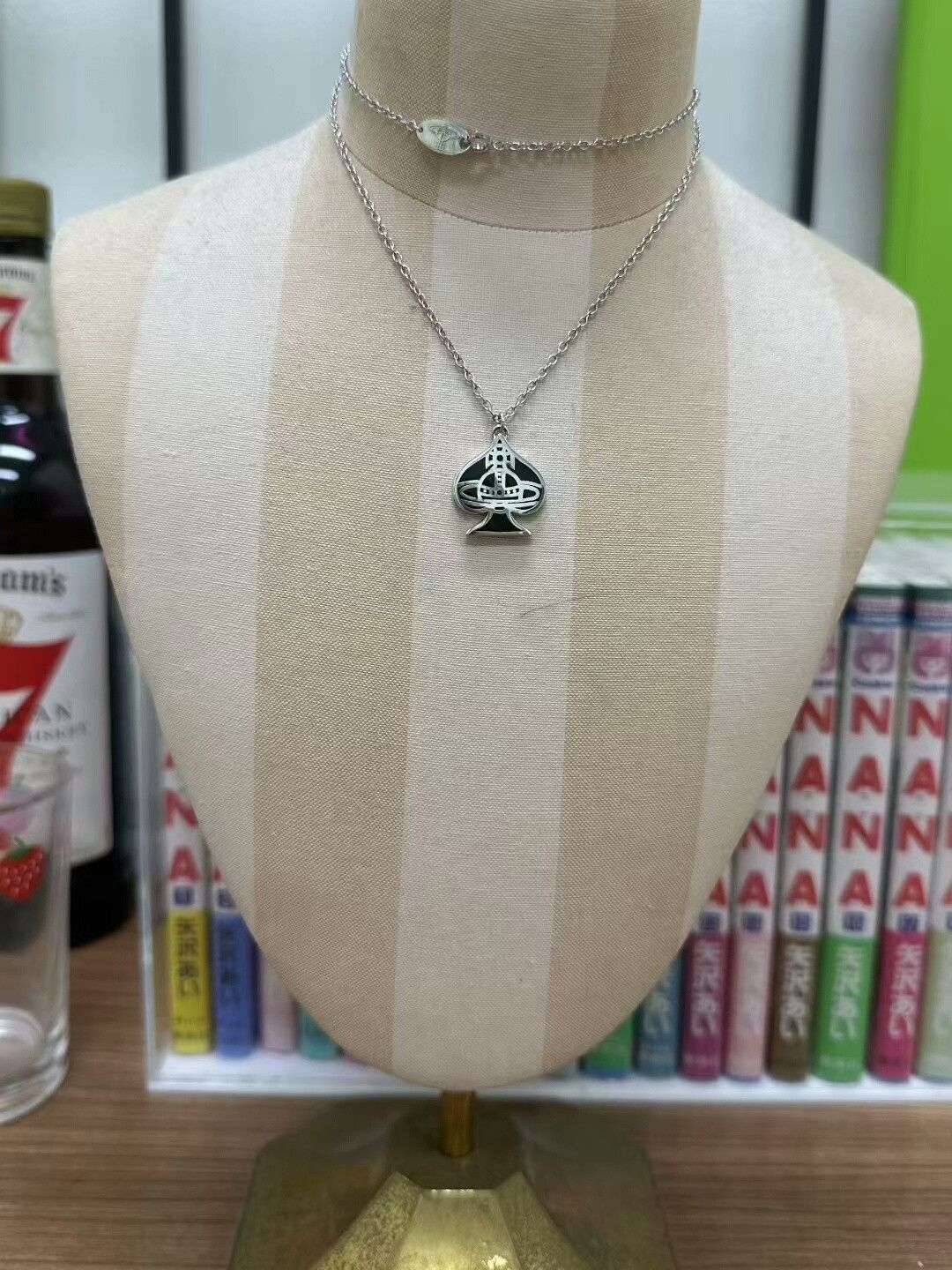 Vivienne Westwood Vivienne Westwood Saturn Necklace Silver Size ONE SIZE - 3 Thumbnail