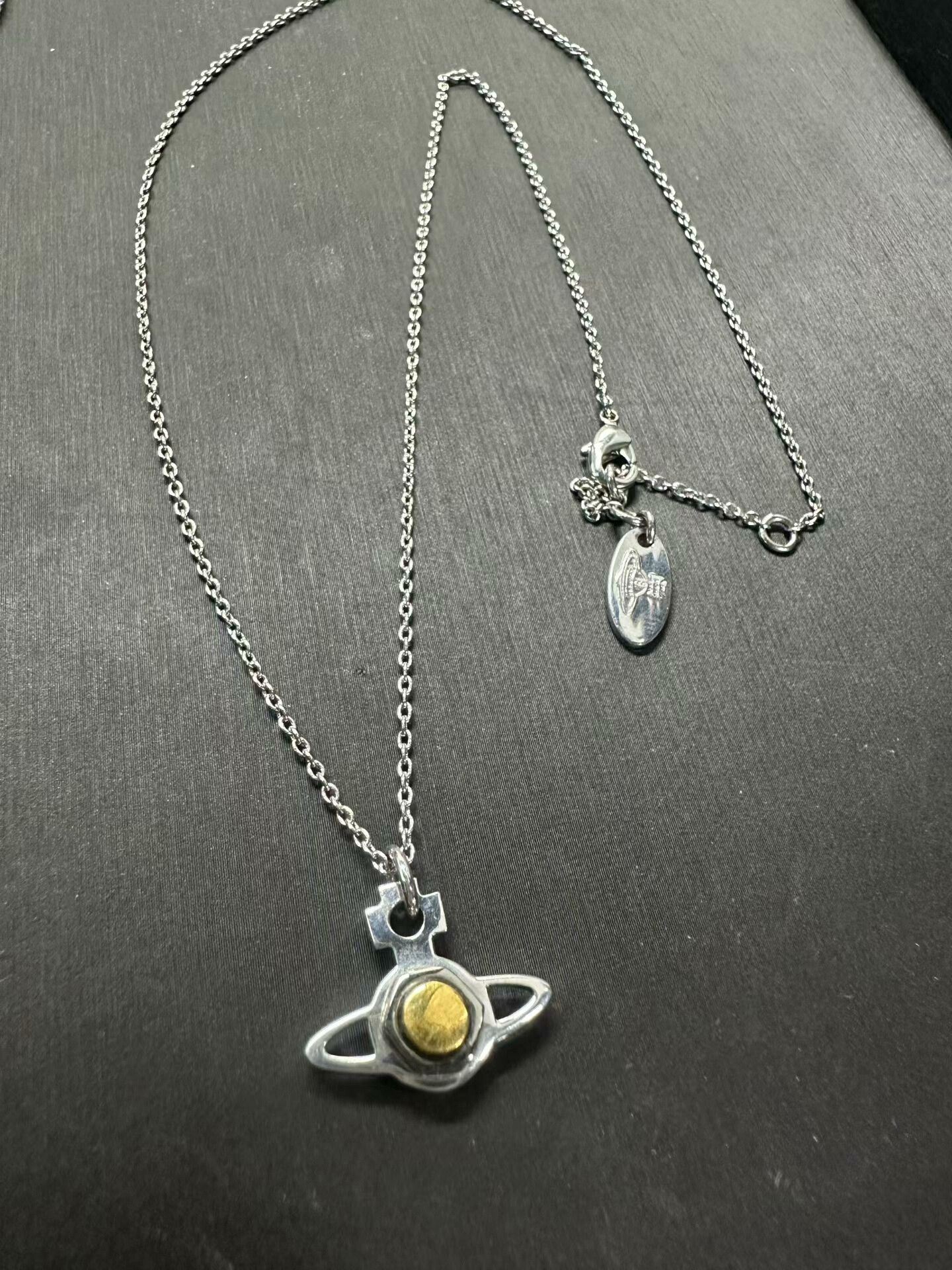Vivienne Westwood Vivienne Westwood Saturn Necklace Size ONE SIZE - 2 Thumbnail