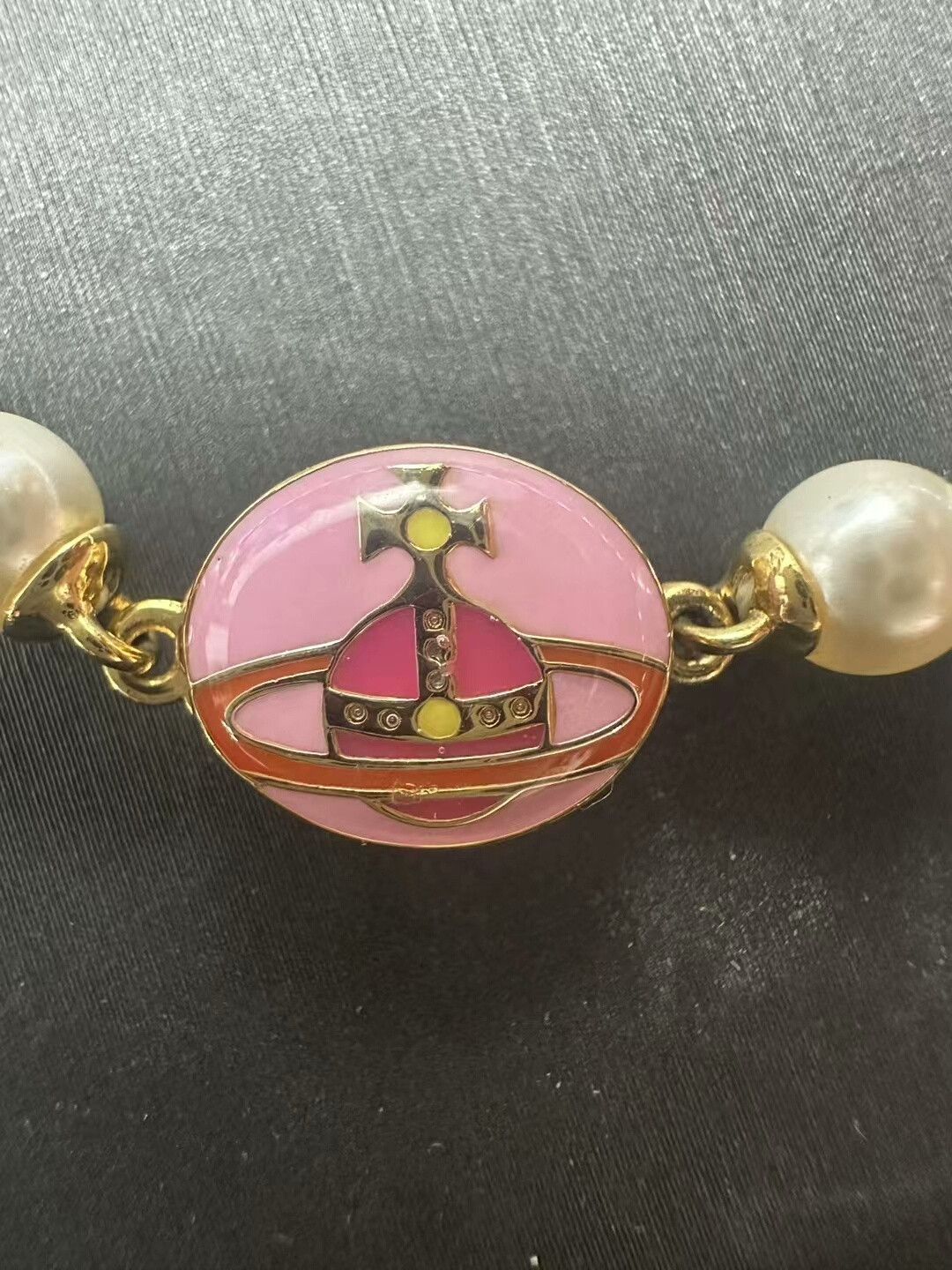Vivienne Westwood Vivienne Westwood Saturn Pearl Necklace Size ONE SIZE - 2 Thumbnail