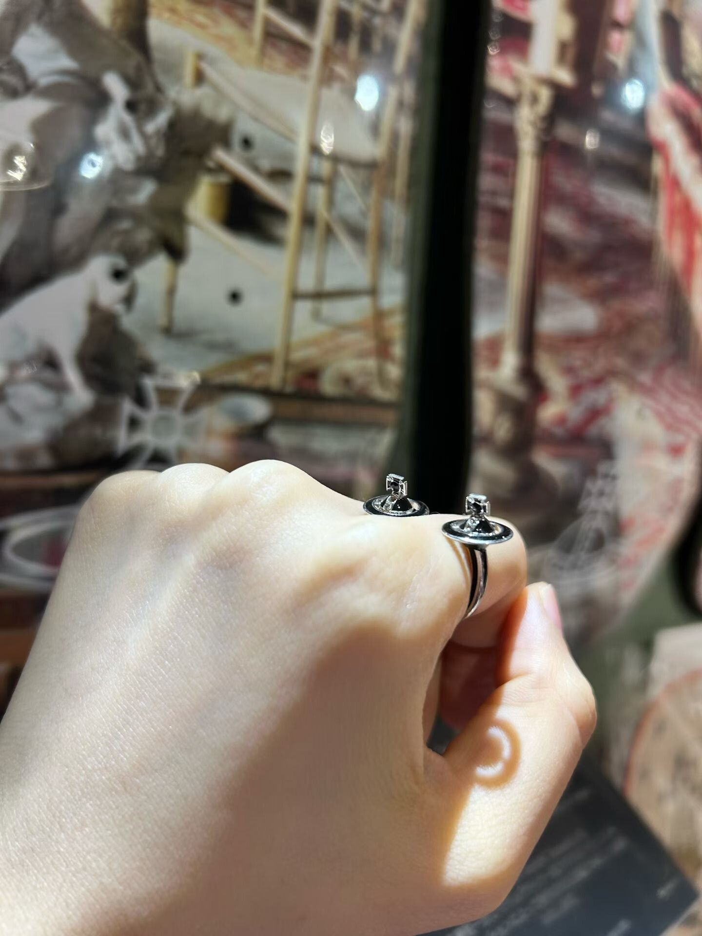 Vivienne Westwood Vivienne Westwood Saturn Ring Size ONE SIZE - 2 Thumbnail