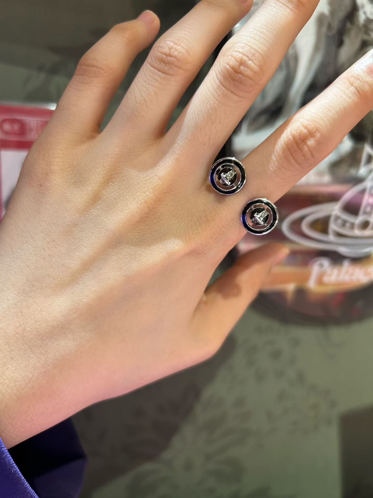 Vivienne Westwood Vivienne Westwood Saturn Ring Size ONE SIZE - 3 Thumbnail