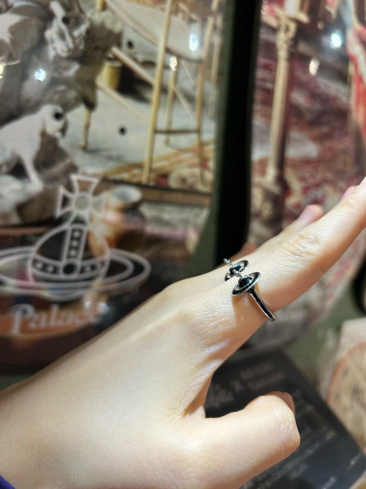 Vivienne Westwood Vivienne Westwood Saturn Ring Size ONE SIZE - 4 Thumbnail
