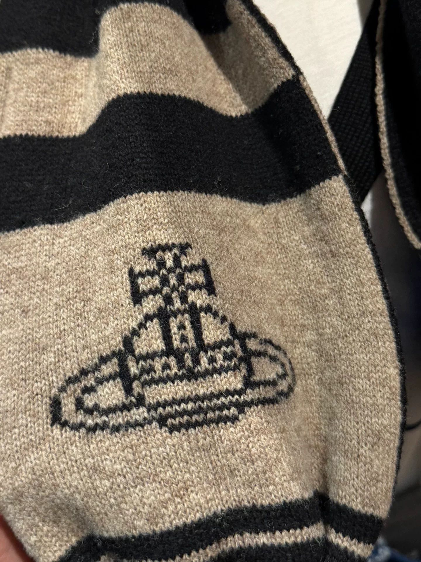 Vivienne Westwood Vivienne Westwood Stripe Scarf with Pom Poms Size ONE SIZE - 4 Thumbnail