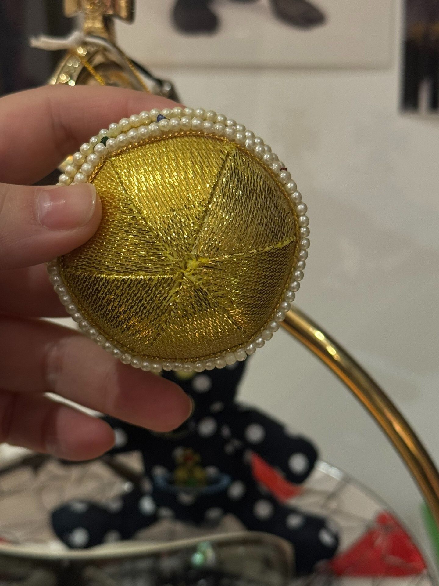 Vivienne Westwood Vivienne Westwood Golden Ornament Pendant Size ONE SIZE - 3 Thumbnail