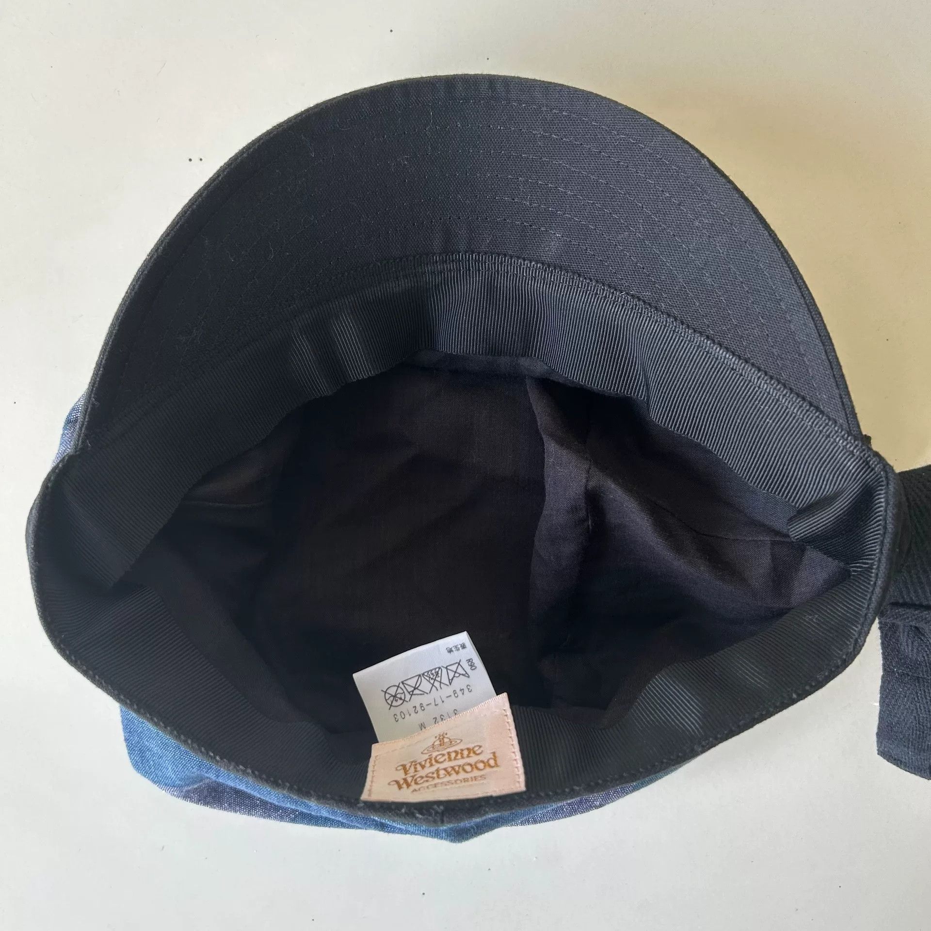 Vivienne Westwood Vintage 90s Striped Newsboy Cap Size ONE SIZE - 6 Thumbnail