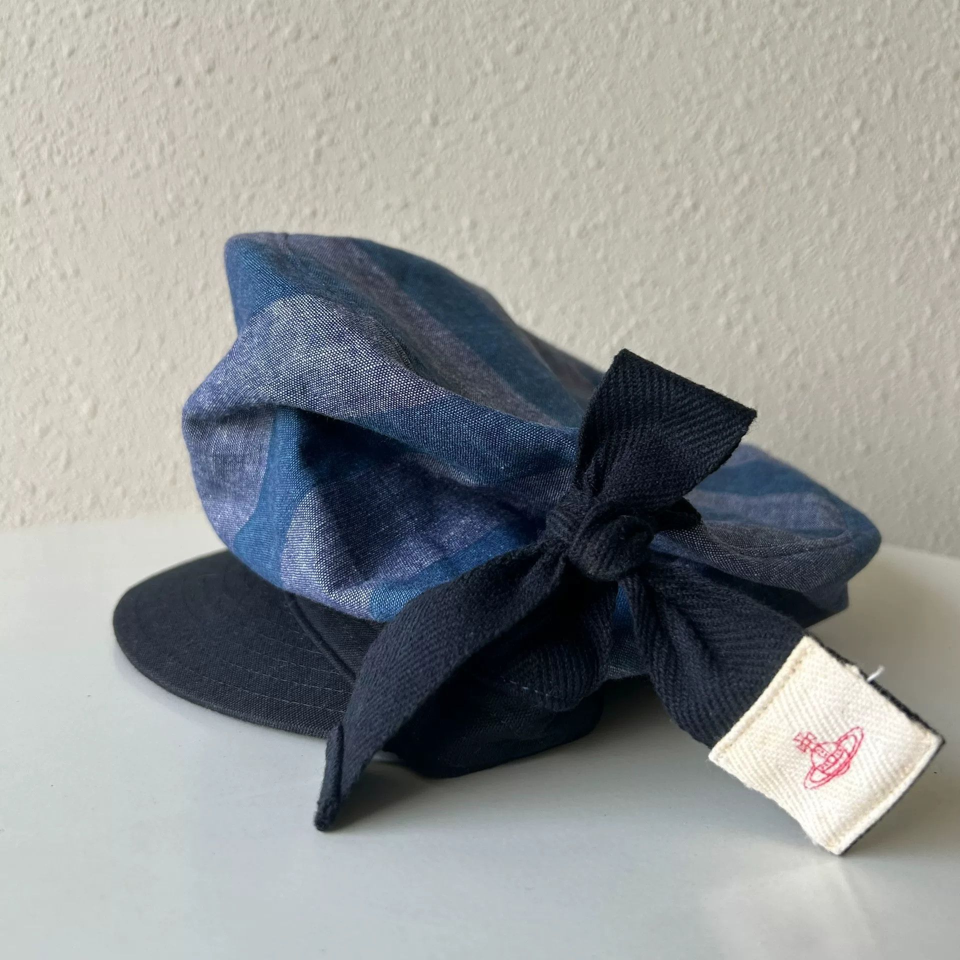 Vivienne Westwood Vintage 90s Striped Newsboy Cap Size ONE SIZE - 2 Thumbnail