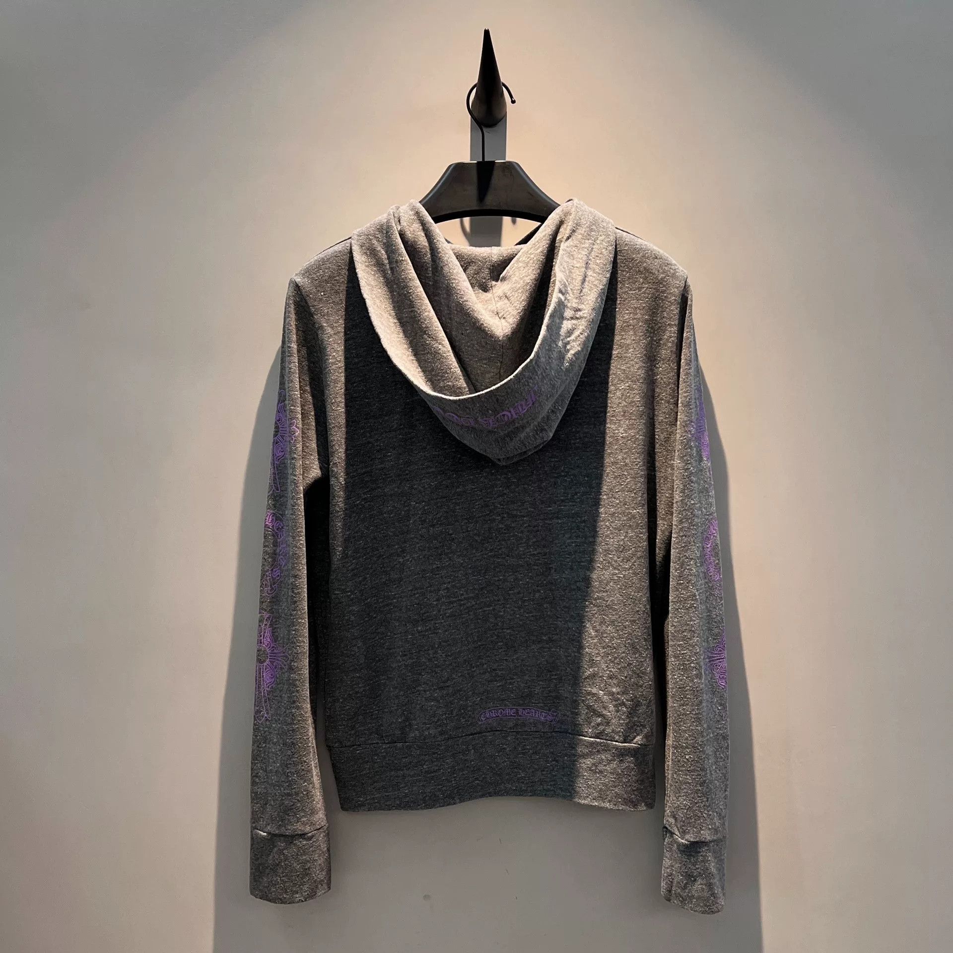 Chrome Hearts Chrome Hearts Gray Hooded Sweatshirt Size US M / EU 48-50 / 2 - 3 Thumbnail