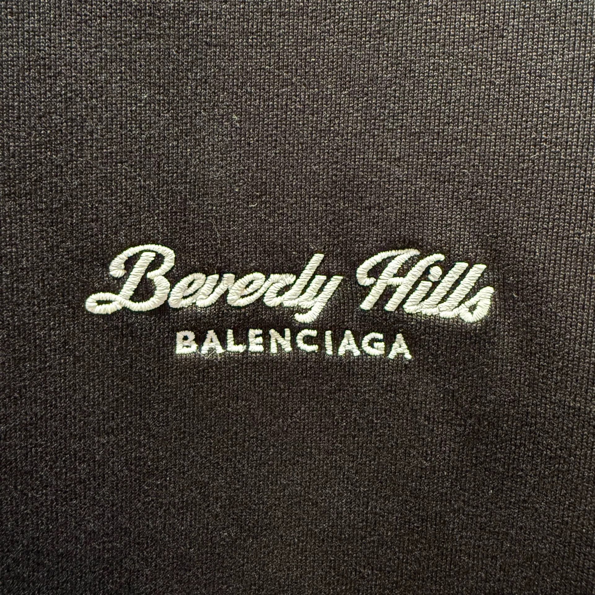 Balenciaga Balenciaga Embroidered Logo Hoodie Size US M / EU 48-50 / 2 - 2 Thumbnail