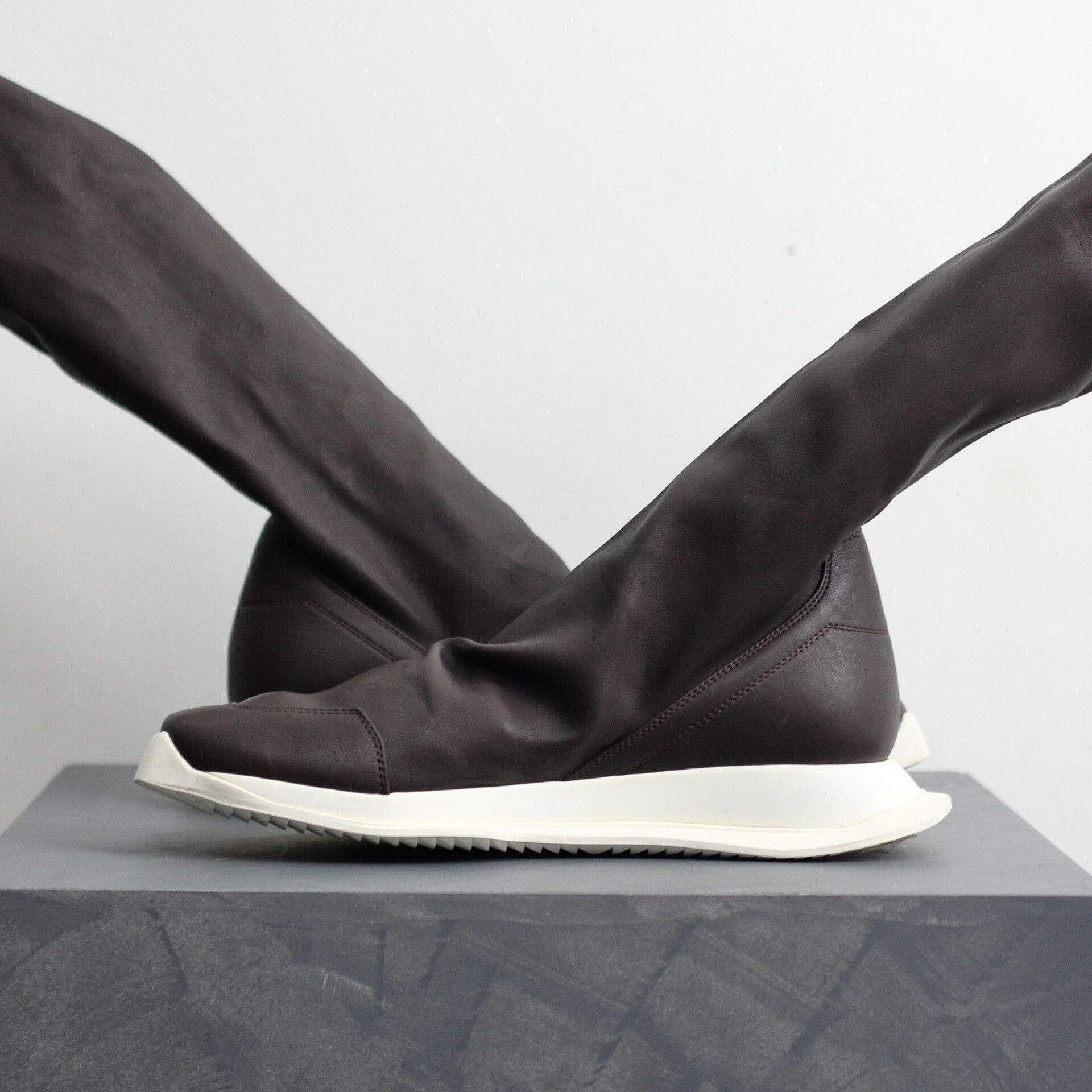 Rick Owens Rick Owens Leather Tank Boots Size US 7 / EU 40 - 6 Thumbnail