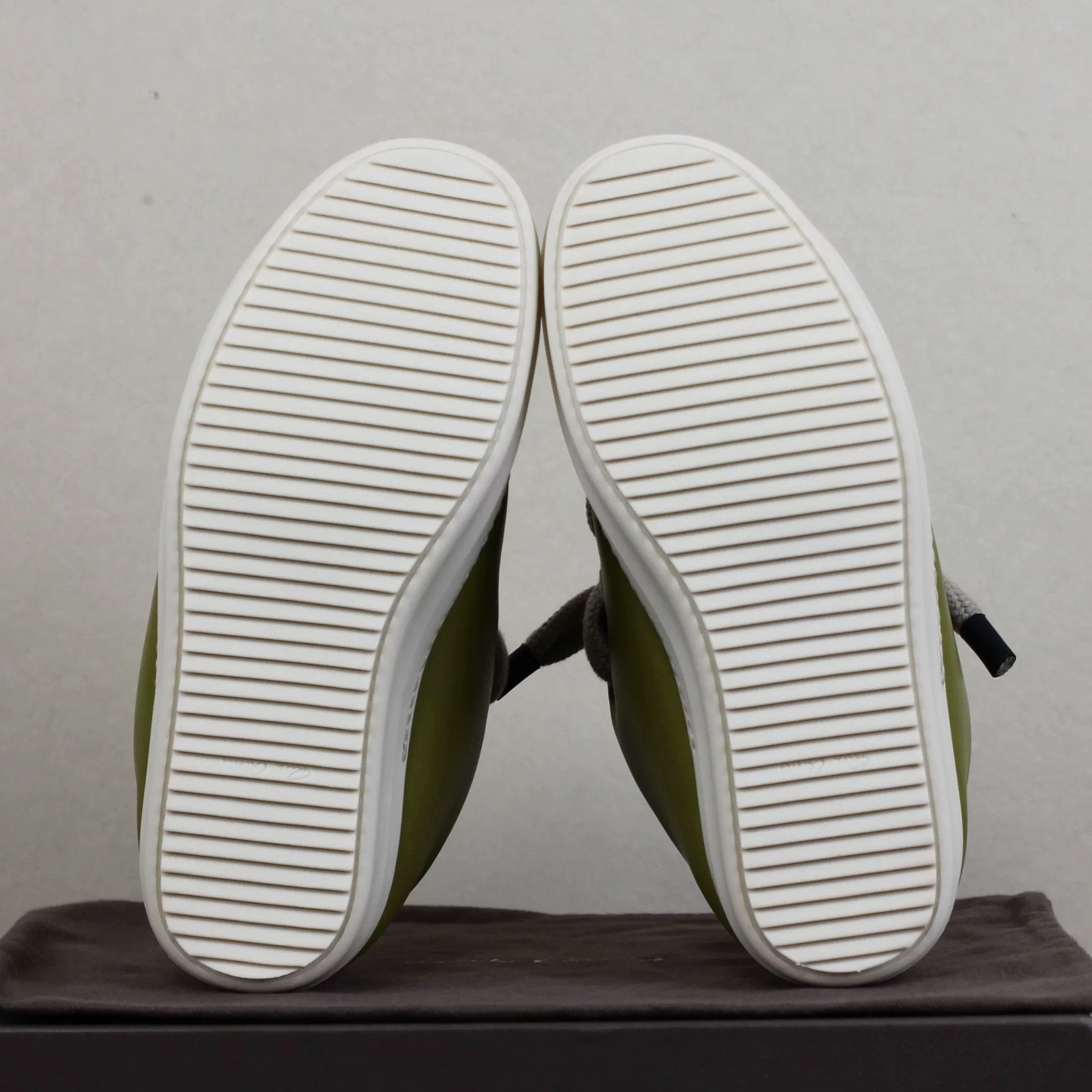 Rick Owens Rick Owens Green Low-Top Sneakers Size US 8 / EU 41 - 6 Thumbnail