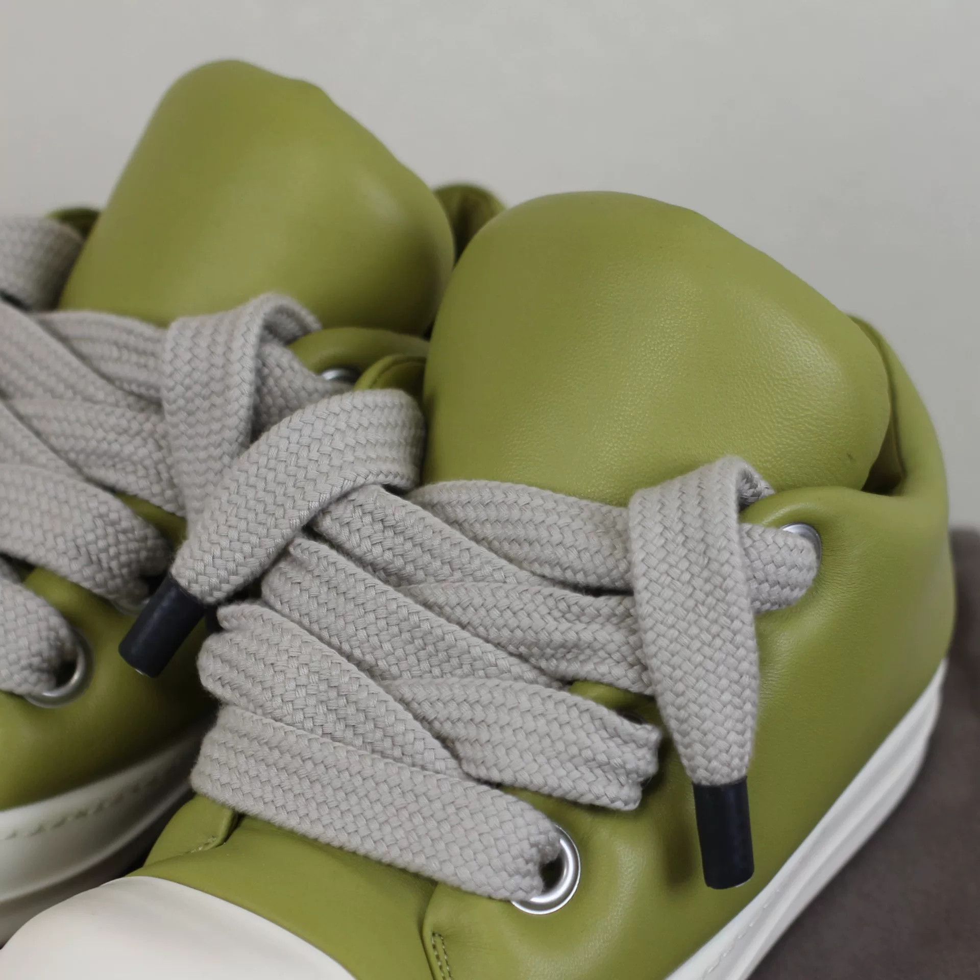 Rick Owens Rick Owens Green Low-Top Sneakers Size US 8 / EU 41 - 3 Thumbnail