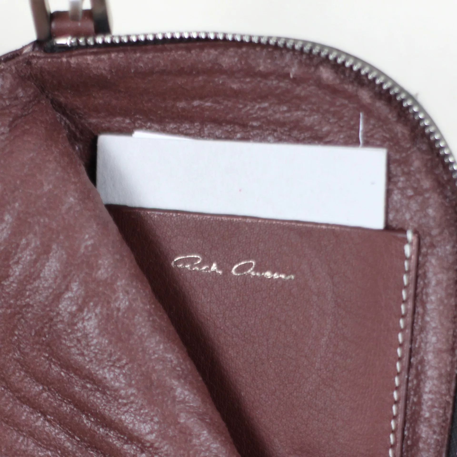 Rick Owens Rick Owens Geometric Brown Leather Bag Size ONE SIZE - 3 Thumbnail
